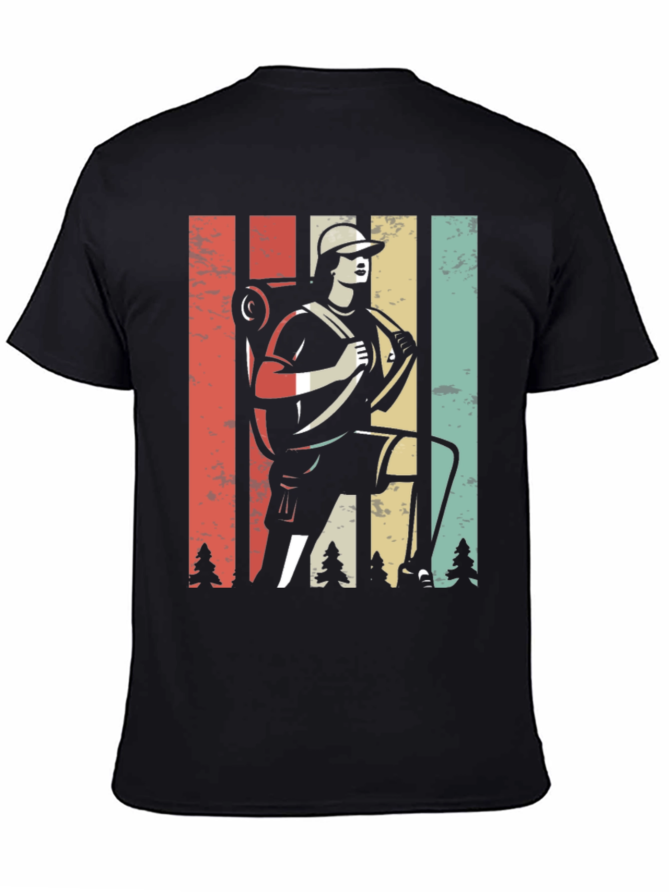 Retro Hiker Graphic Tee - Adventure Ready!