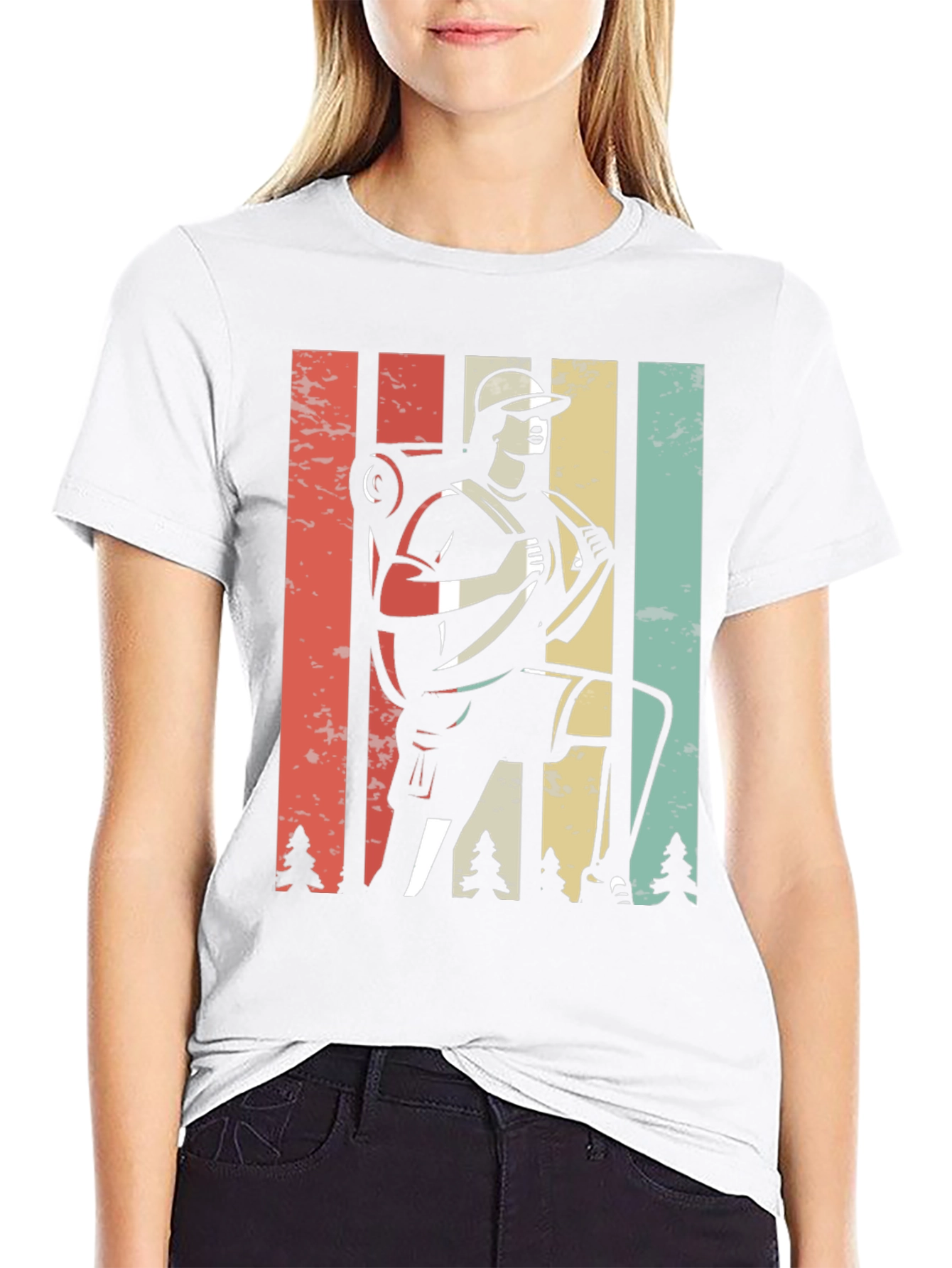Retro Hiker Graphic Tee - Adventure Ready!