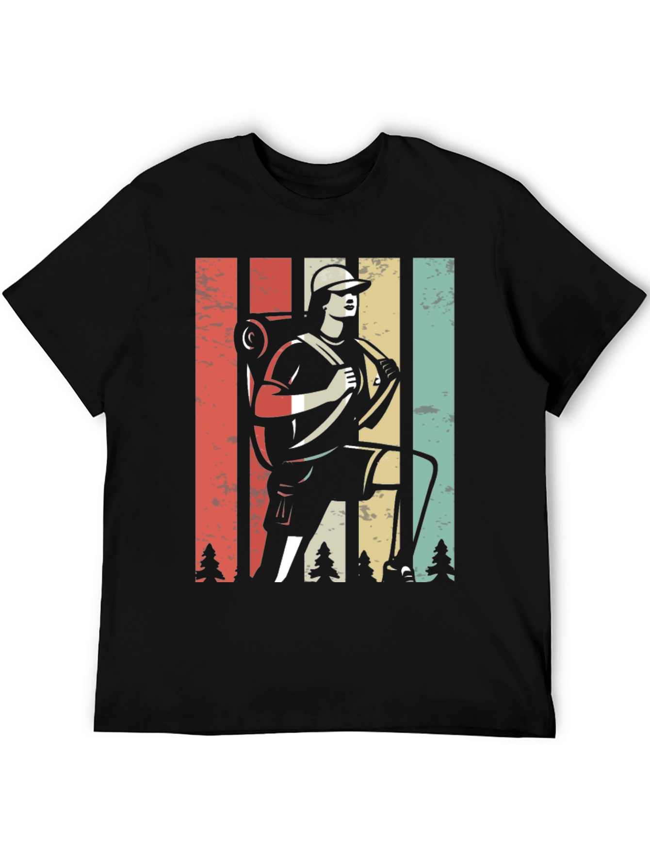Retro Hiker Graphic Tee - Adventure Ready!