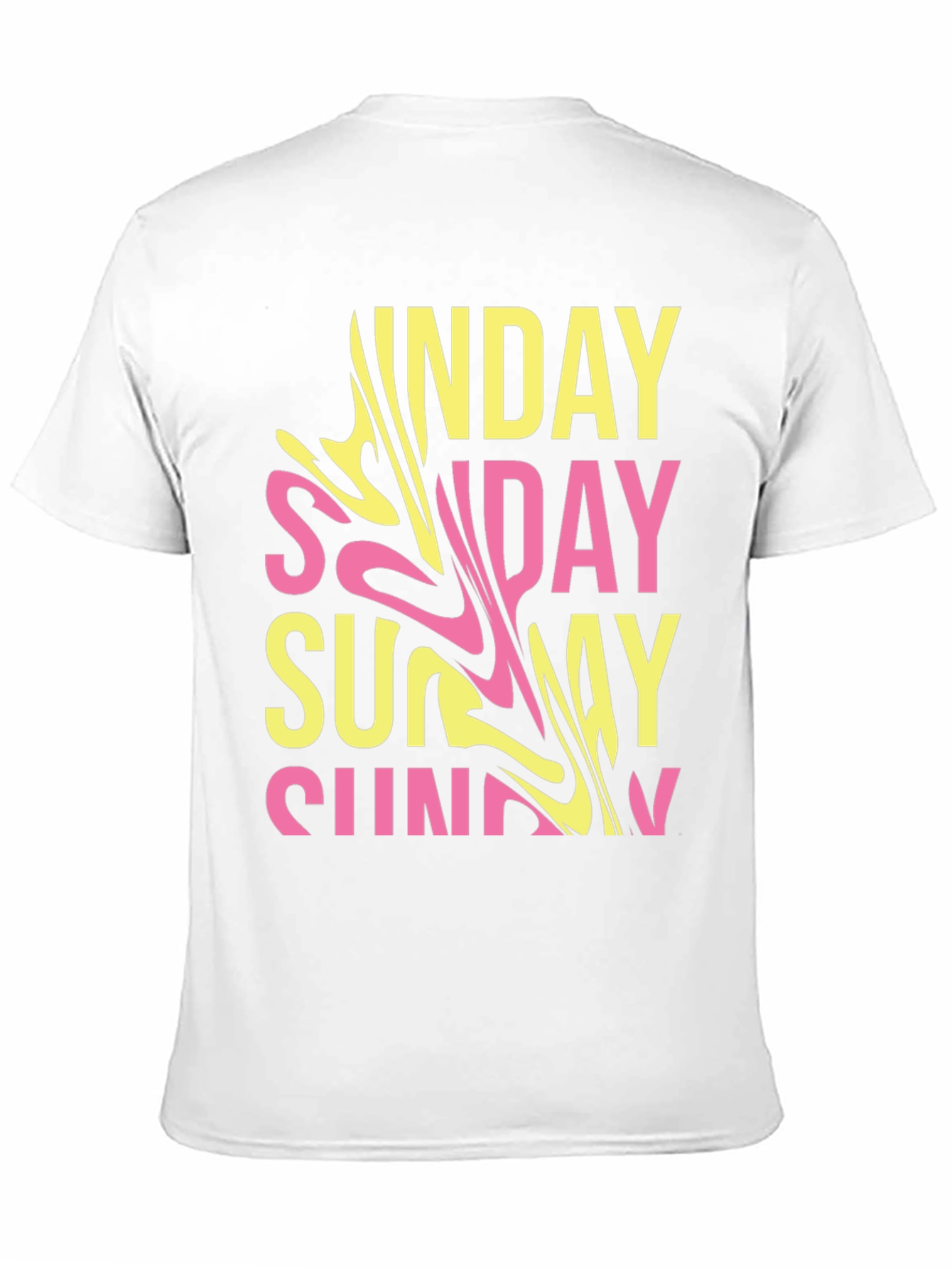 Trendy Sunday Graphic T-Shirt - Casual Wear