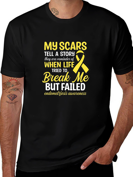 Endometriosis Awareness T-Shirt: My Scars Tell a Story