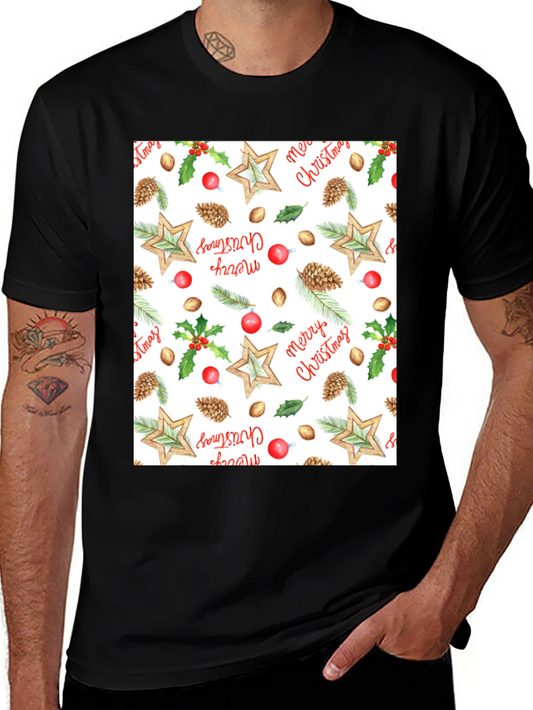 Festive Christmas Pattern T-Shirt
