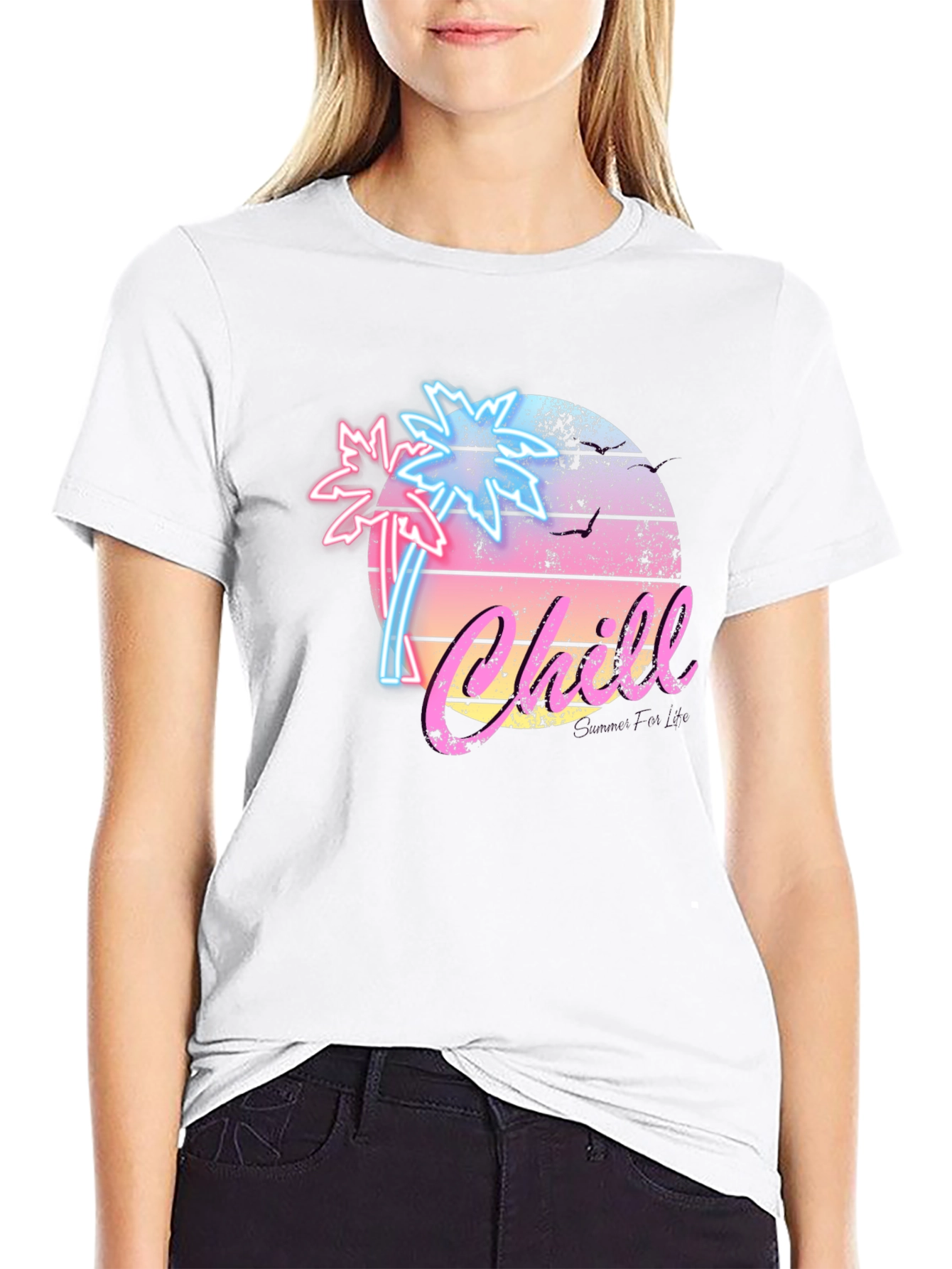 Retro Chill Palm Tree T-Shirt