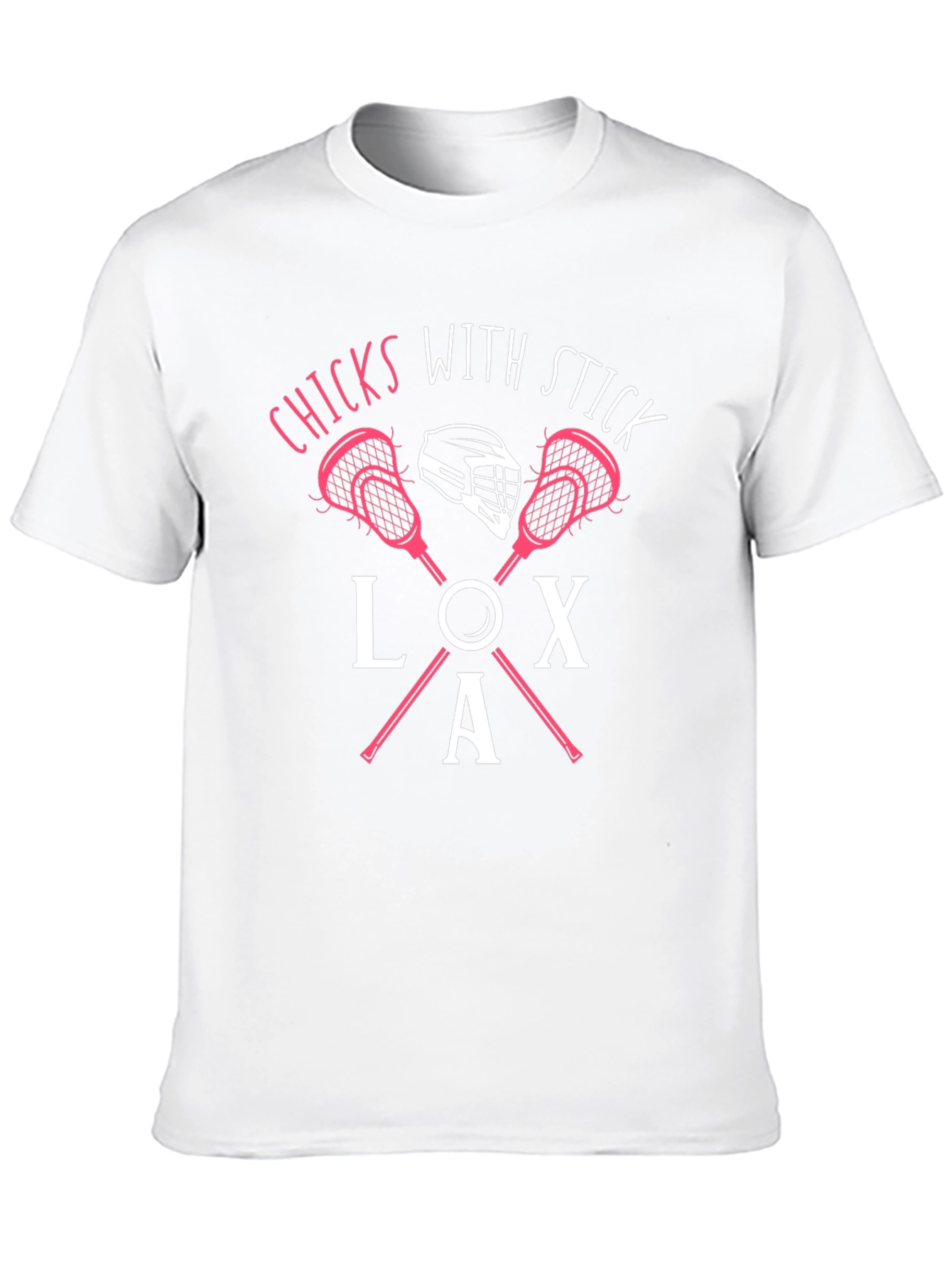 Chicks With Sticks Lacrosse Graphic Tee - Black