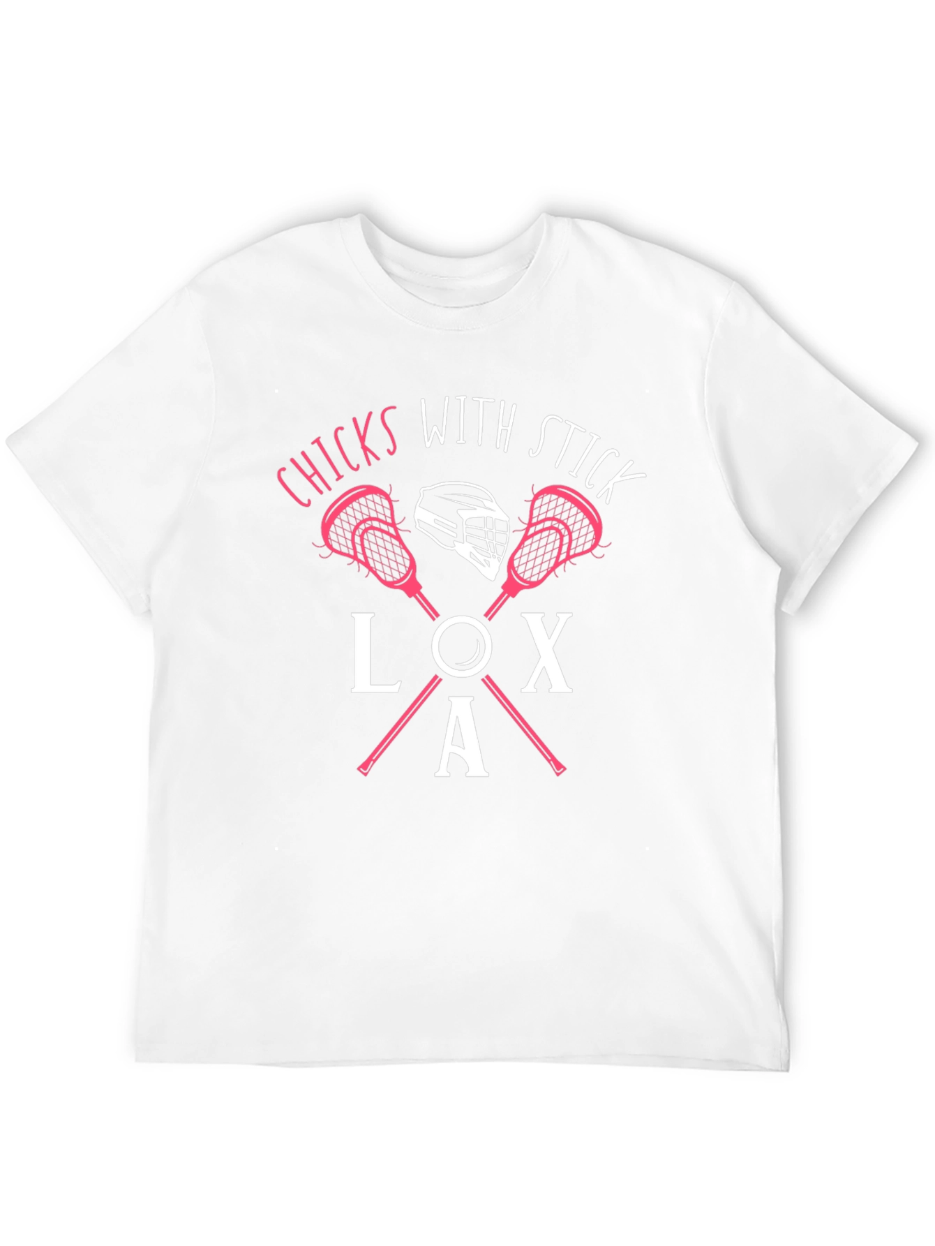 Chicks With Sticks Lacrosse Graphic Tee - Black