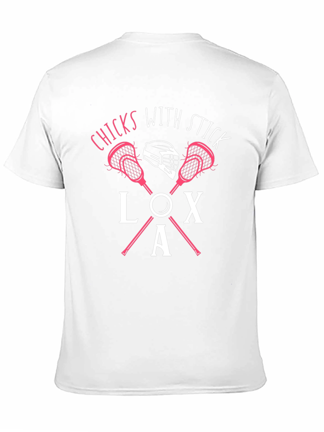 Chicks With Sticks Lacrosse Graphic Tee - Black