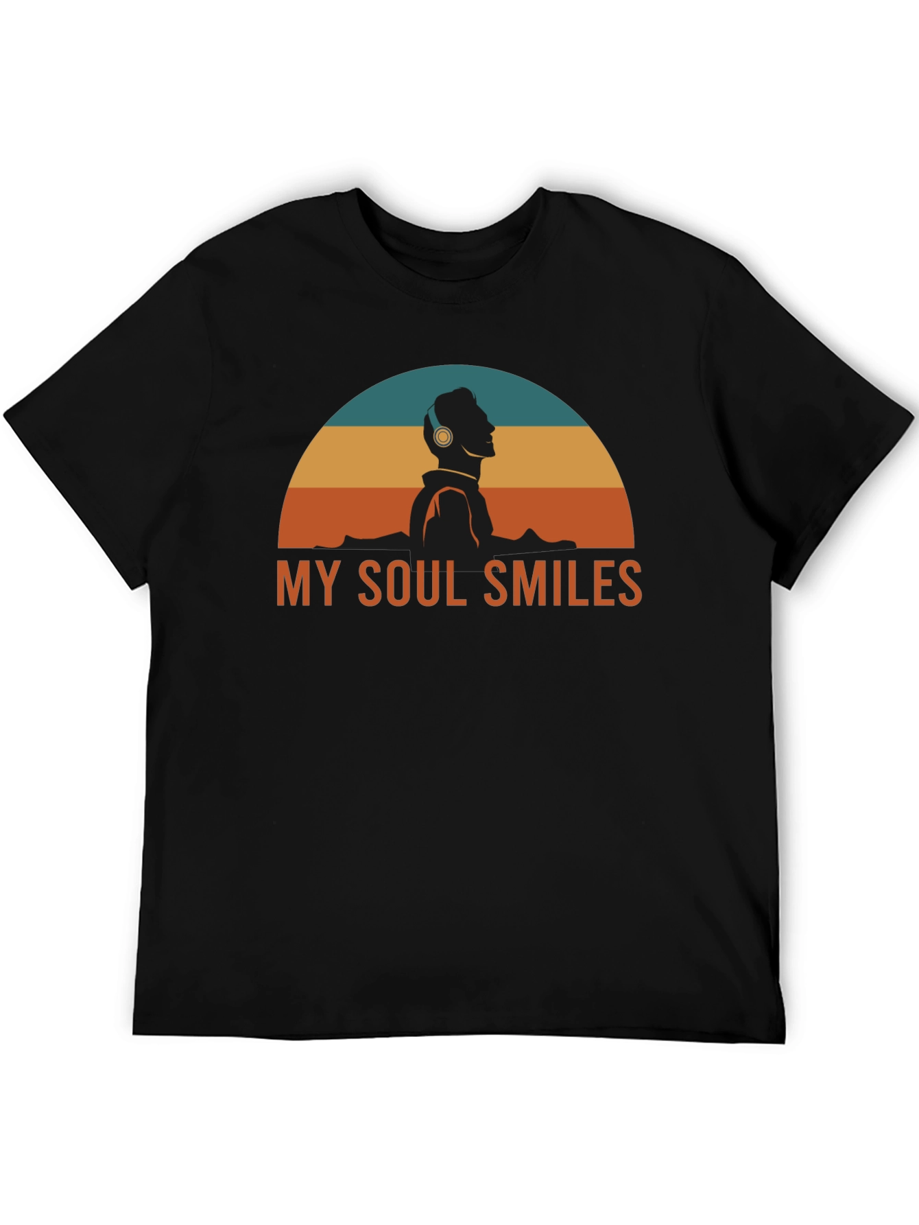 My Soul Smiles Graphic Tee - Music Lover Shirt