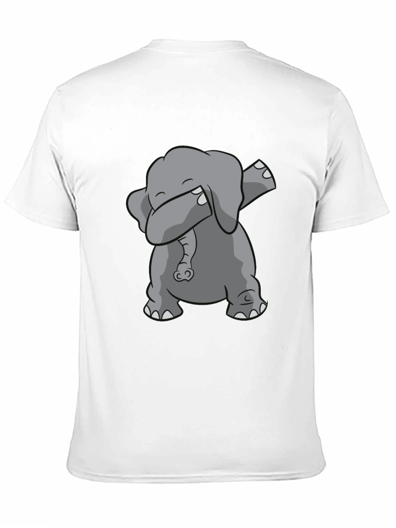 Dabbing Elephant Black Graphic Tee