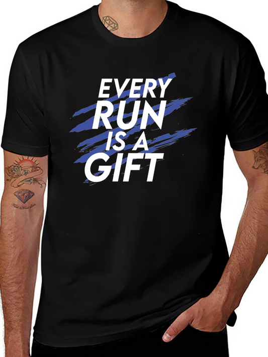 Every Run Is A Gift Graphic T-Shirt