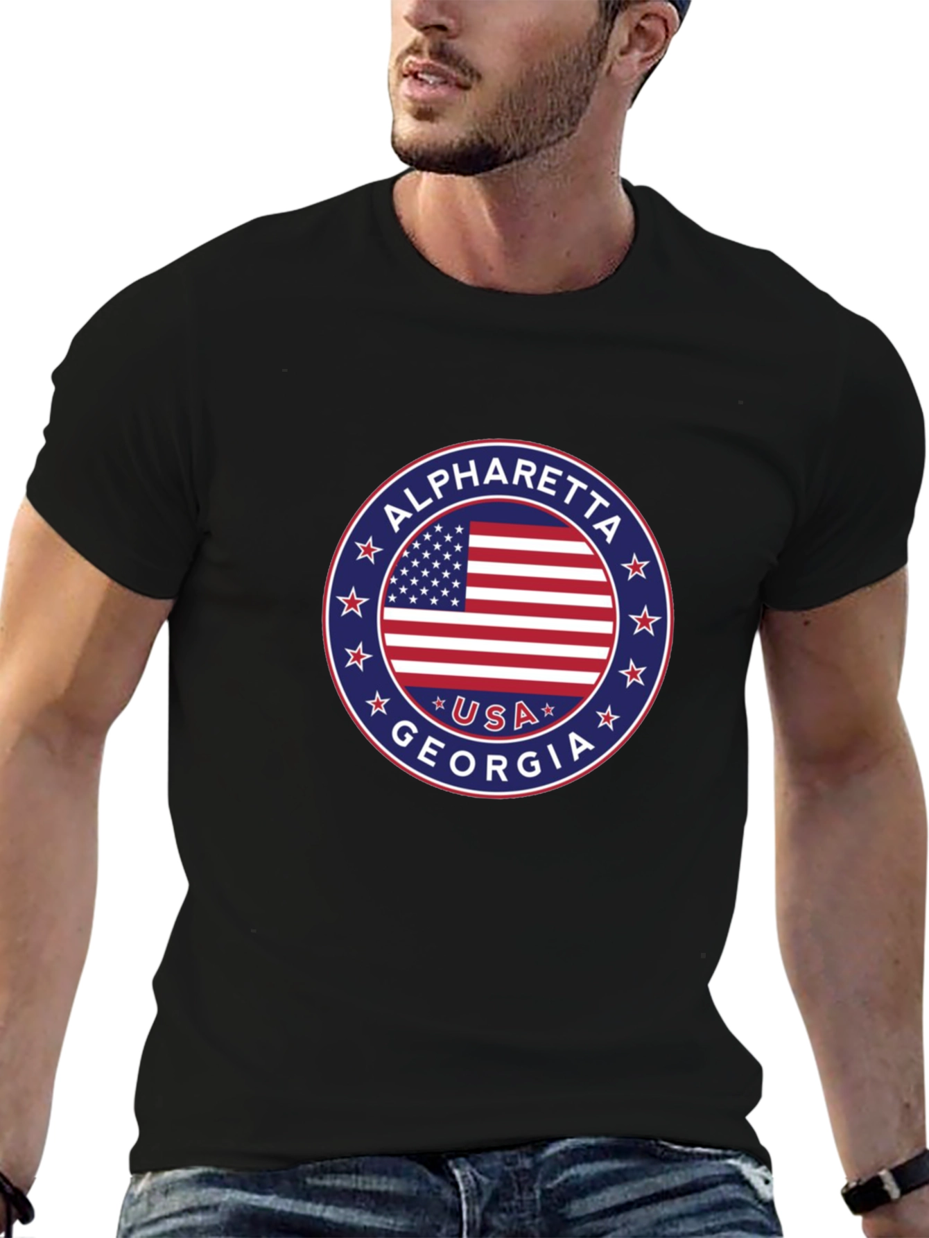 Alpharetta Georgia USA Patriotic T-Shirt
