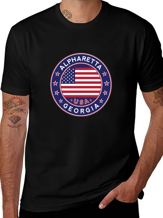Alpharetta Georgia USA Patriotic T-Shirt