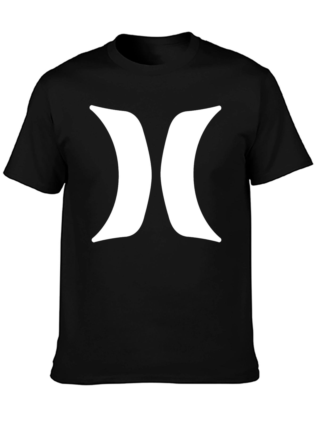Mens Black Hurley Logo T-Shirt
