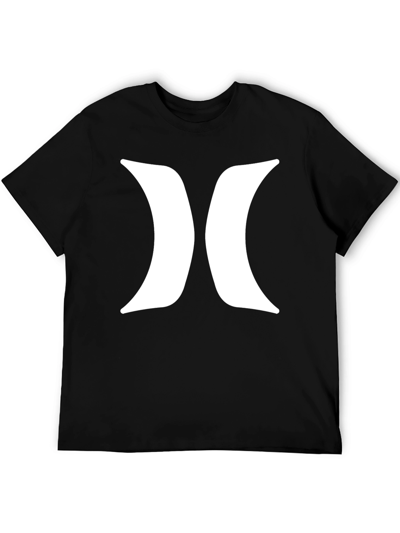 Mens Black Hurley Logo T-Shirt