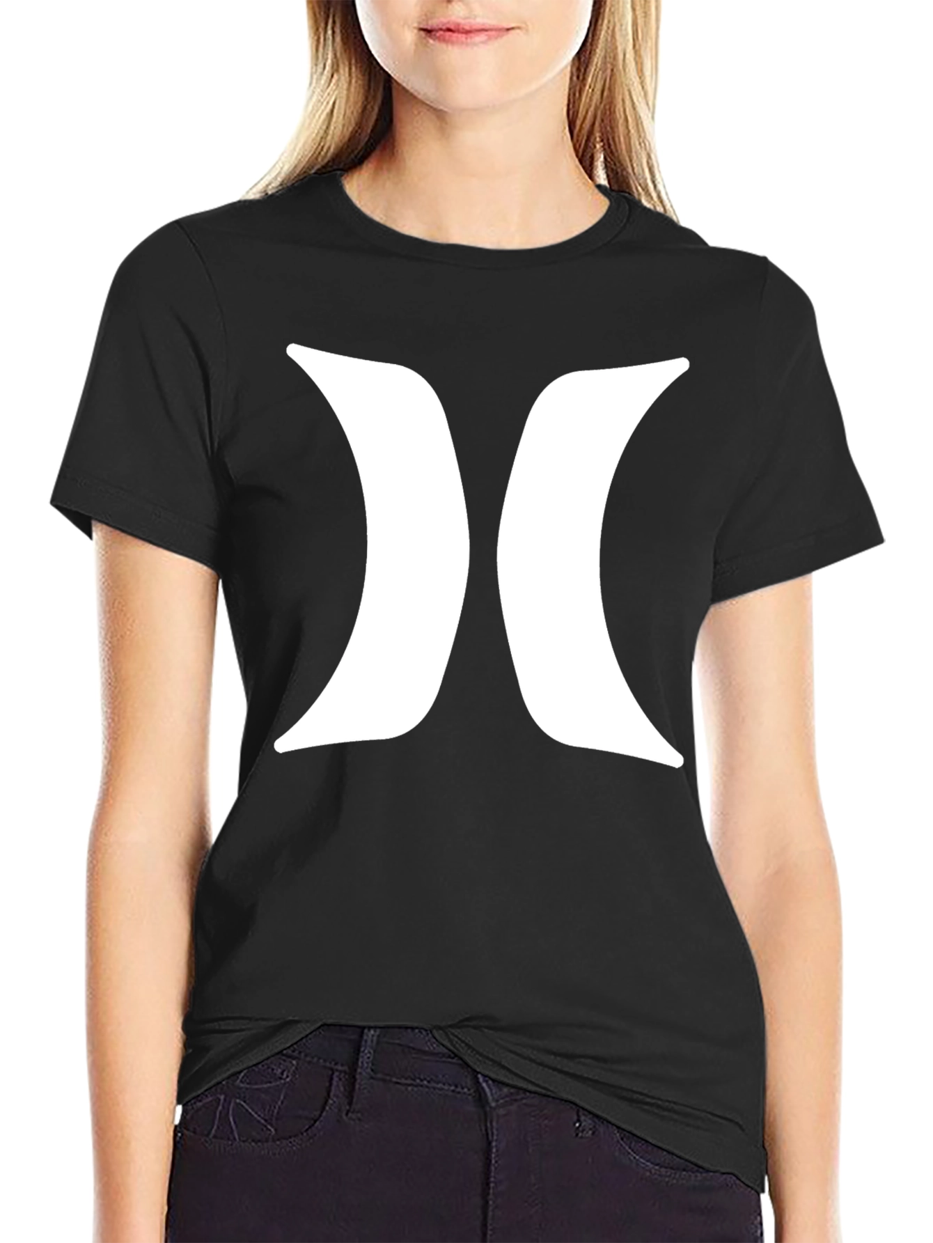 Mens Black Hurley Logo T-Shirt