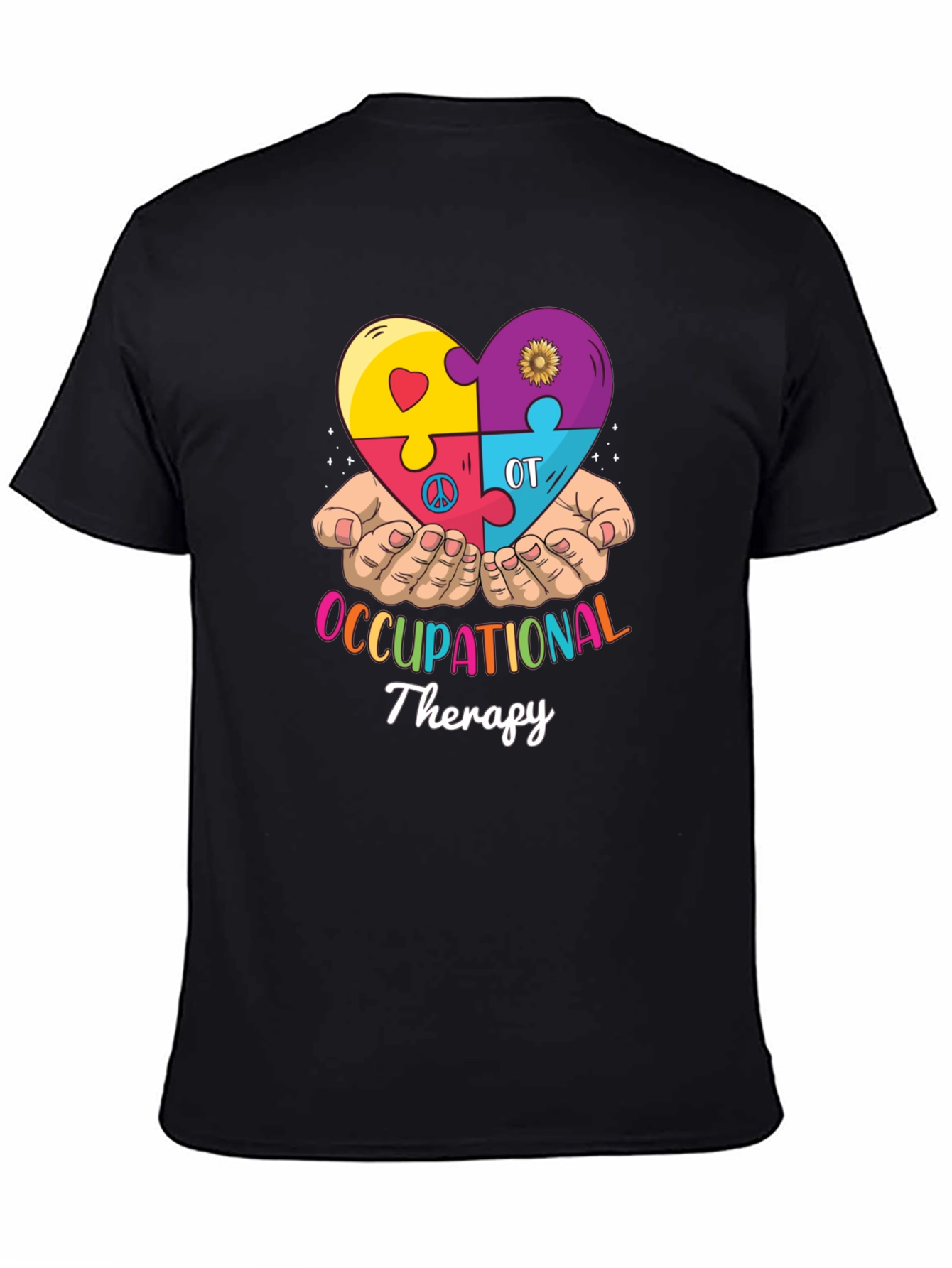 Occupational Therapy Puzzle Heart T-Shirt