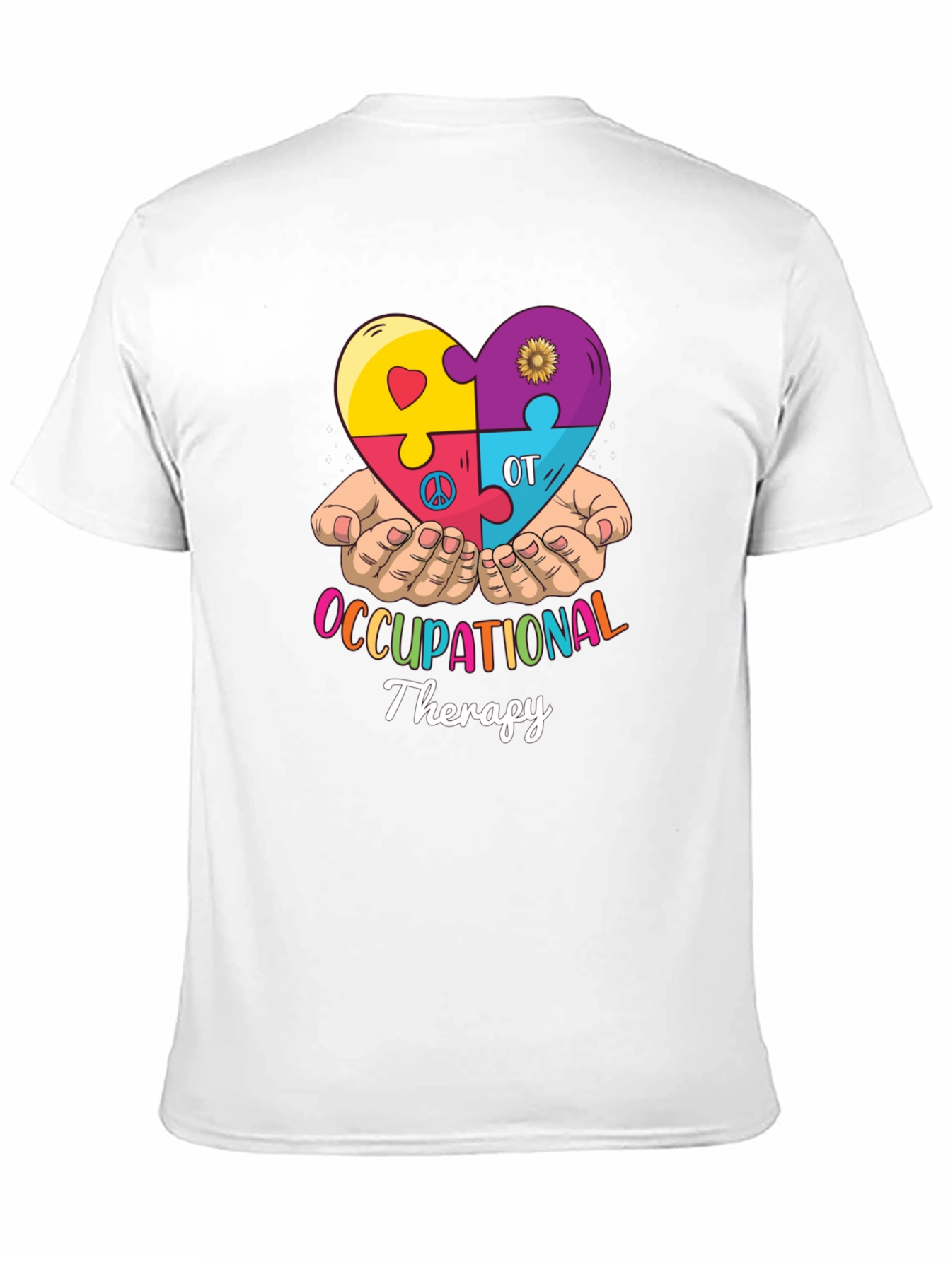 Occupational Therapy Puzzle Heart T-Shirt