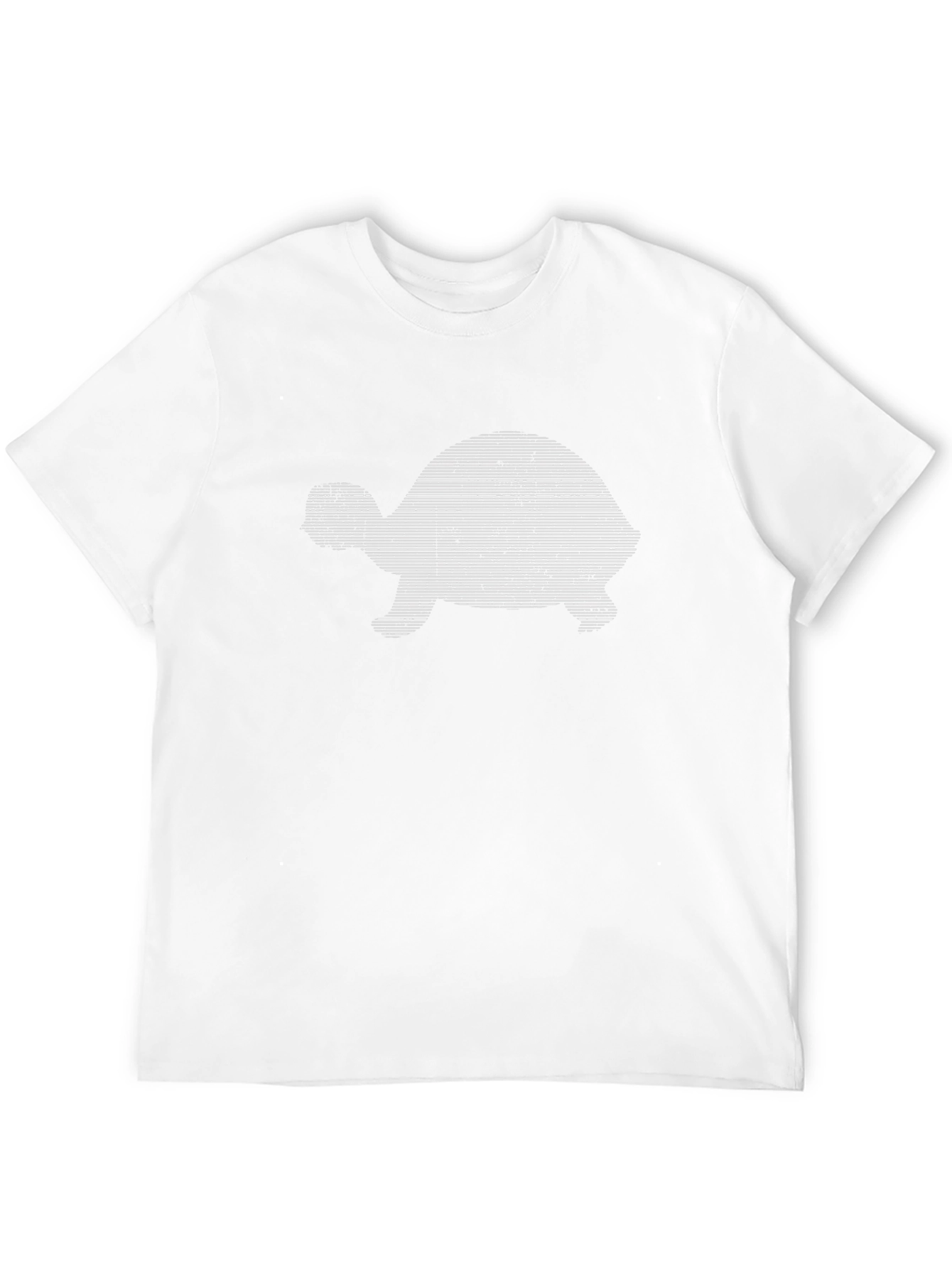 Striped Tortoise Graphic Black T-Shirt