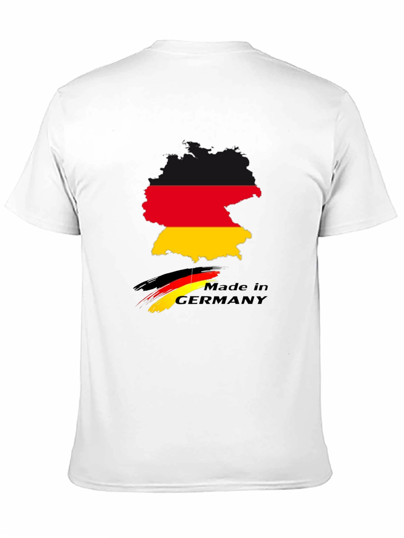 Germany Map T-Shirt - Black Cotton Tee