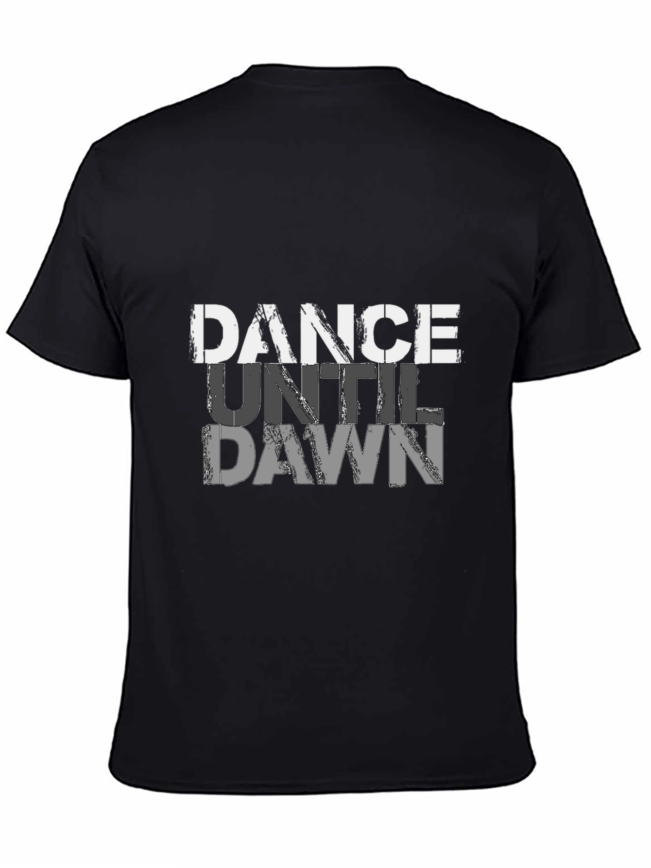 Dance Until Dawn Graphic Tee - Black