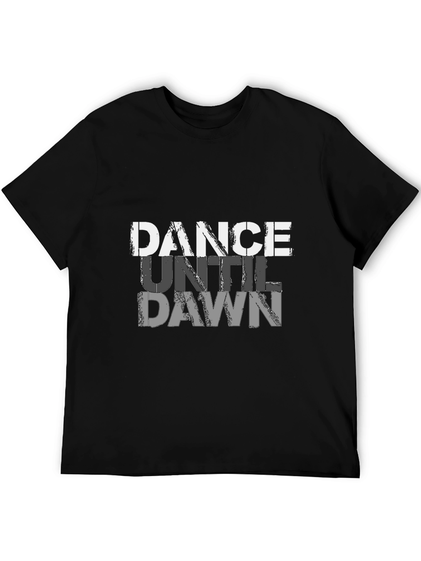 Dance Until Dawn Graphic Tee - Black