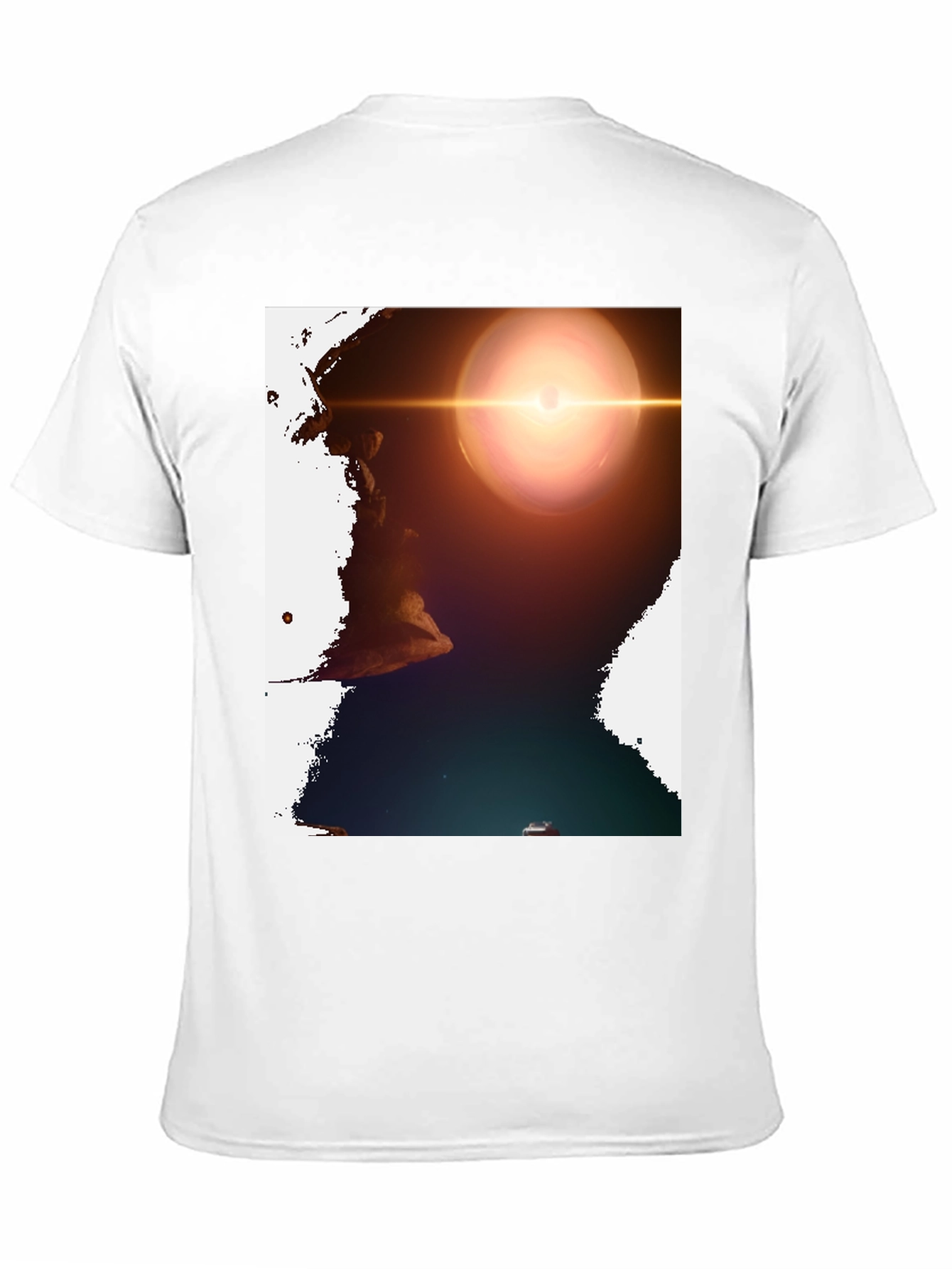 Celestial T-Shirt: Cosmic Lens Design