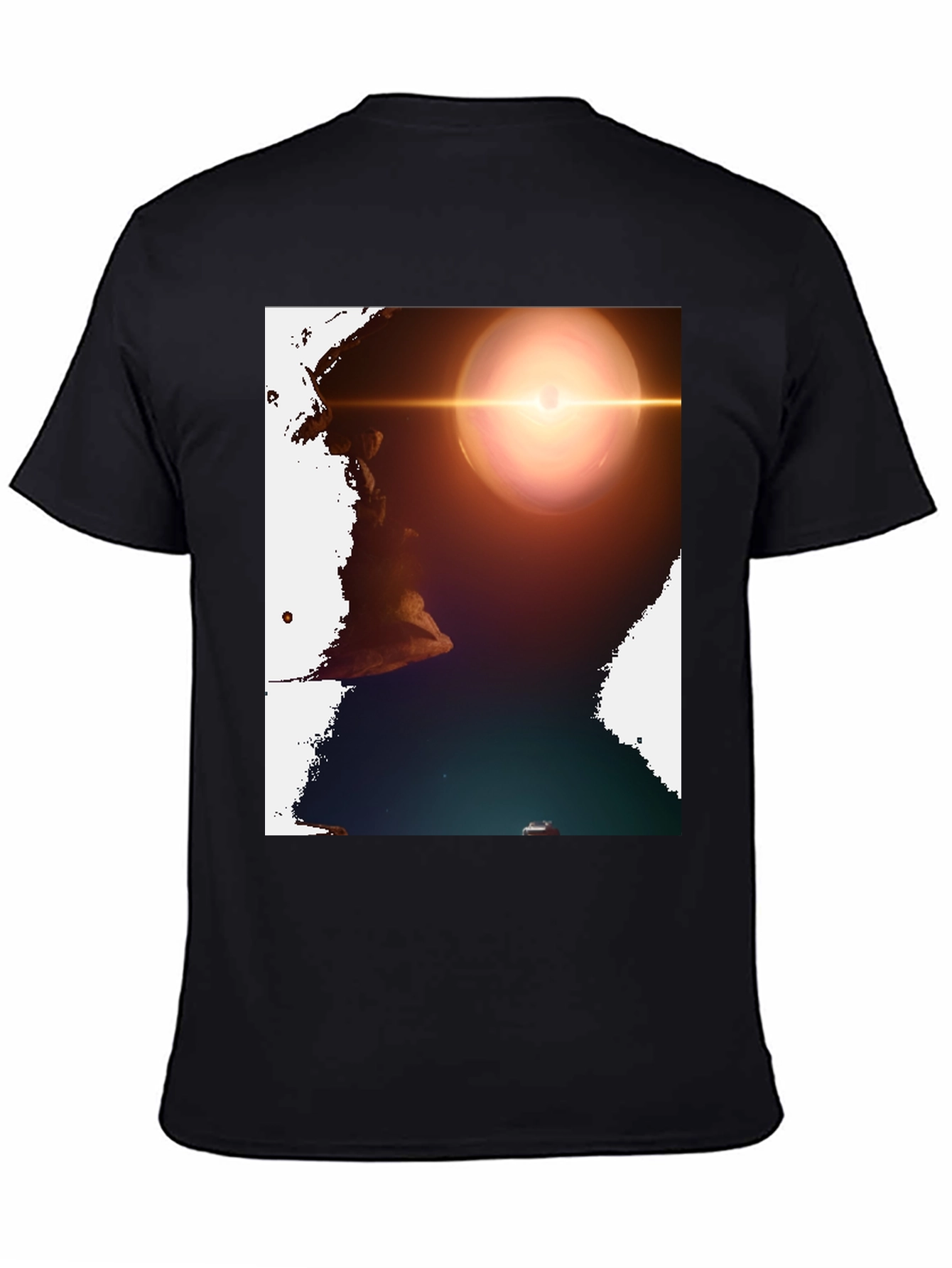 Celestial T-Shirt: Cosmic Lens Design