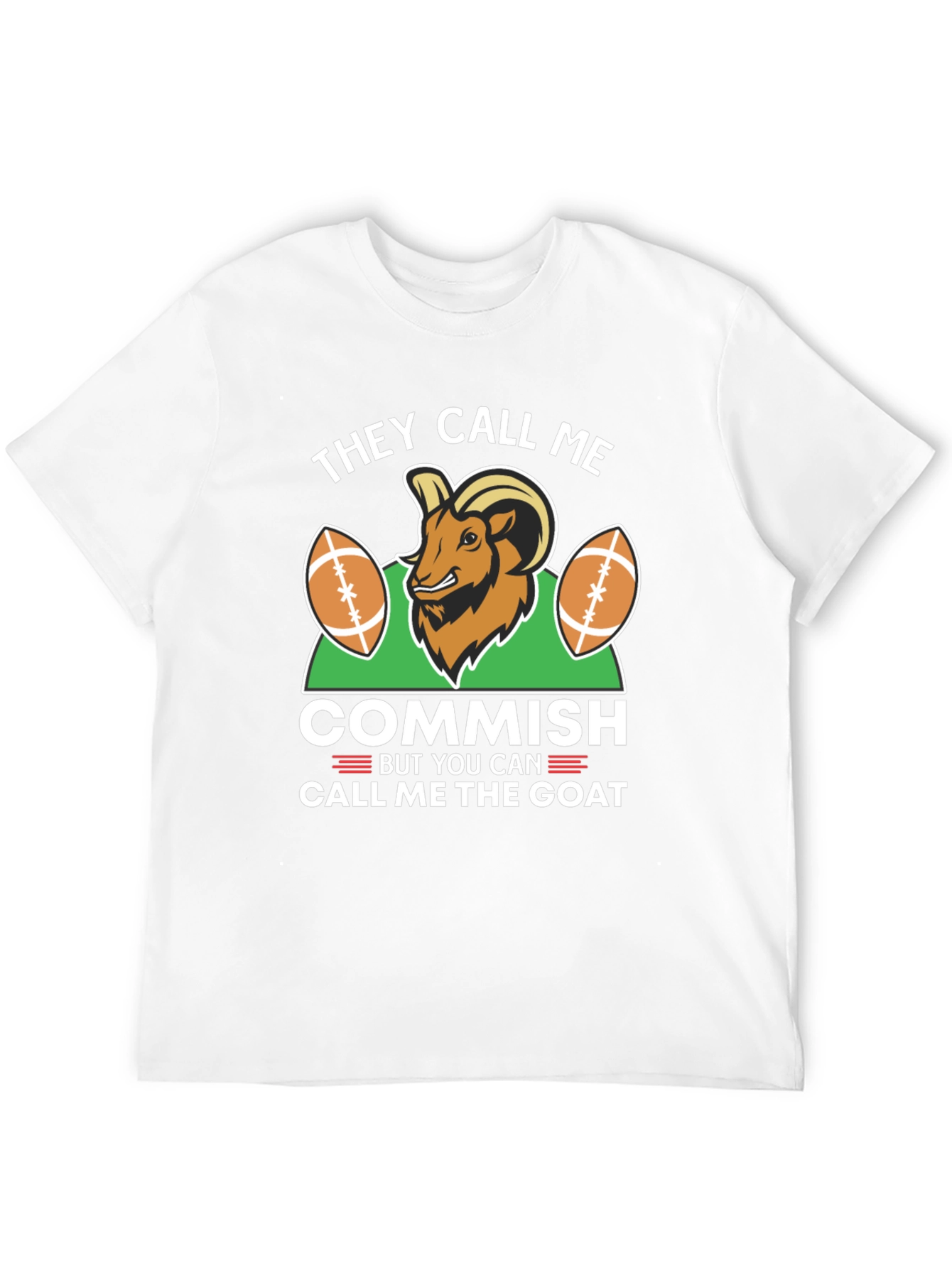 They Call Me Commish Goat Graphic Tee