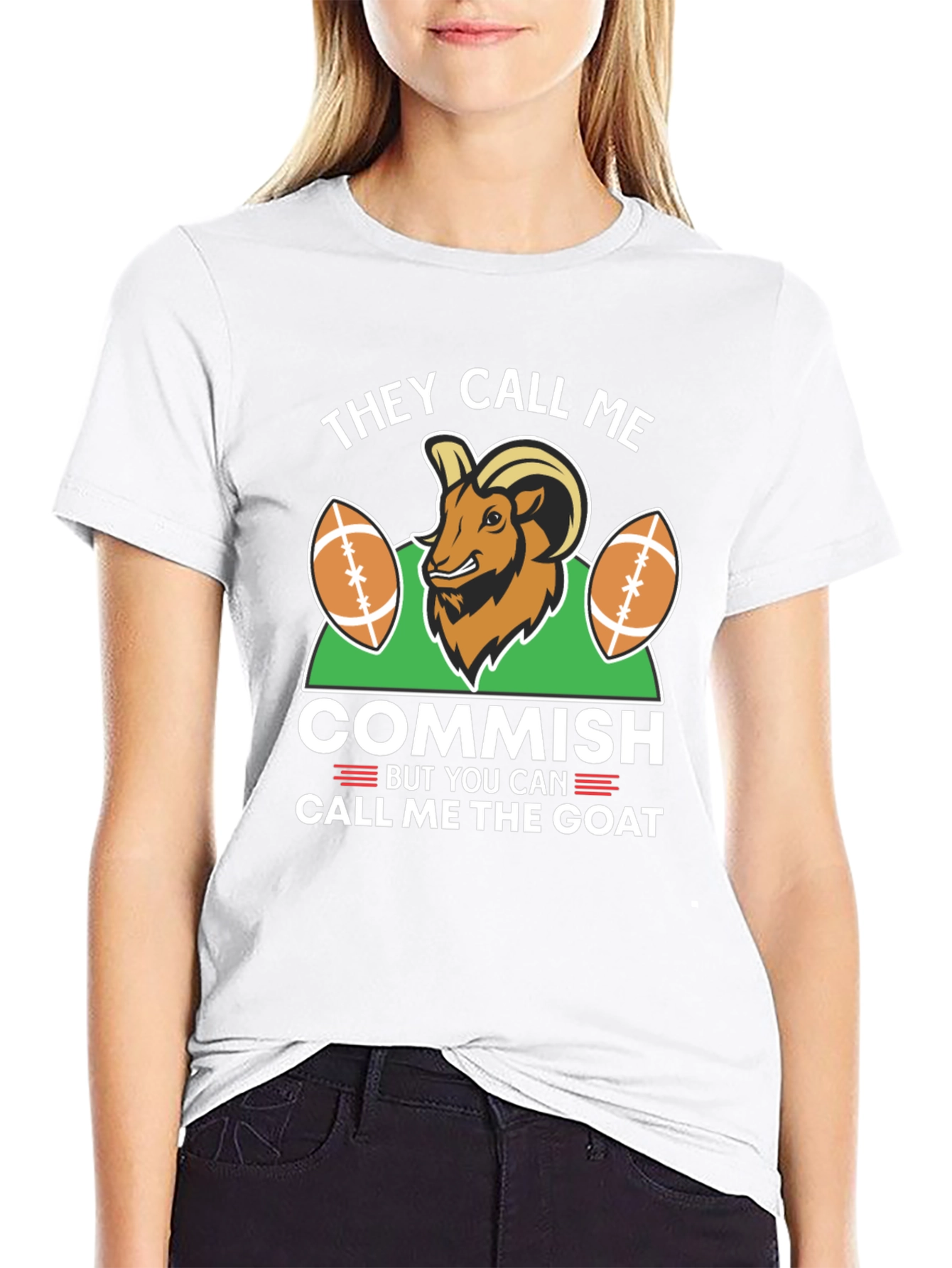 They Call Me Commish Goat Graphic Tee