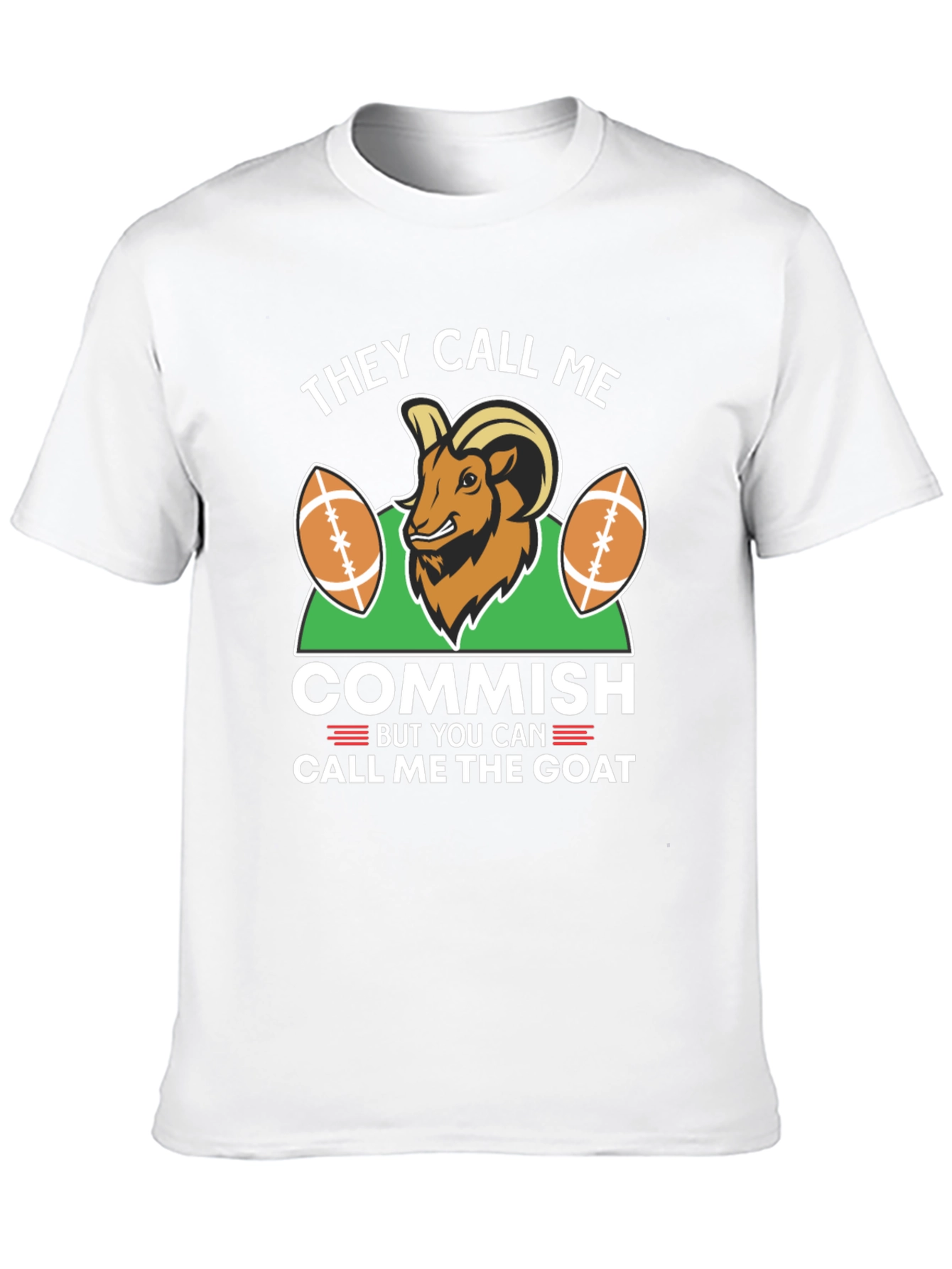 They Call Me Commish Goat Graphic Tee