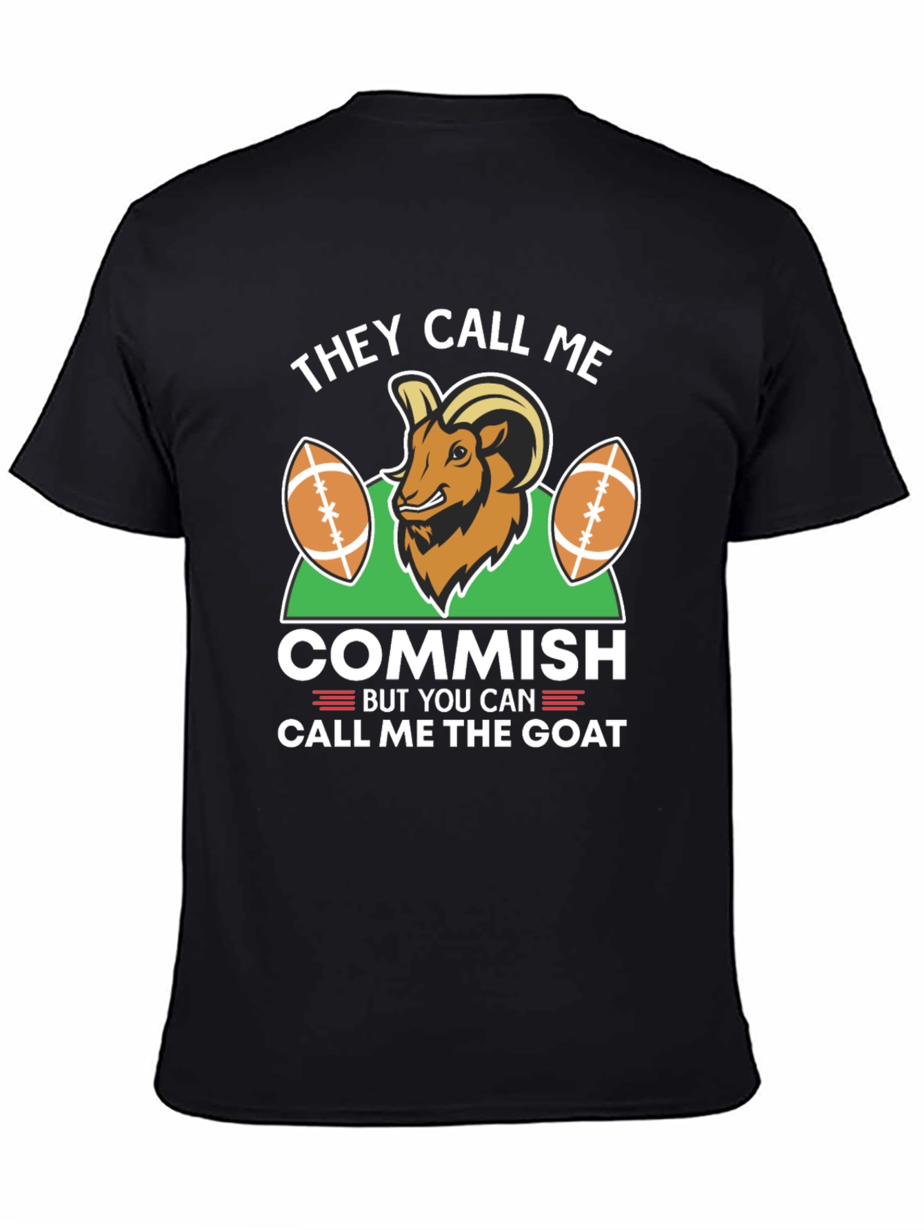 They Call Me Commish Goat Graphic Tee