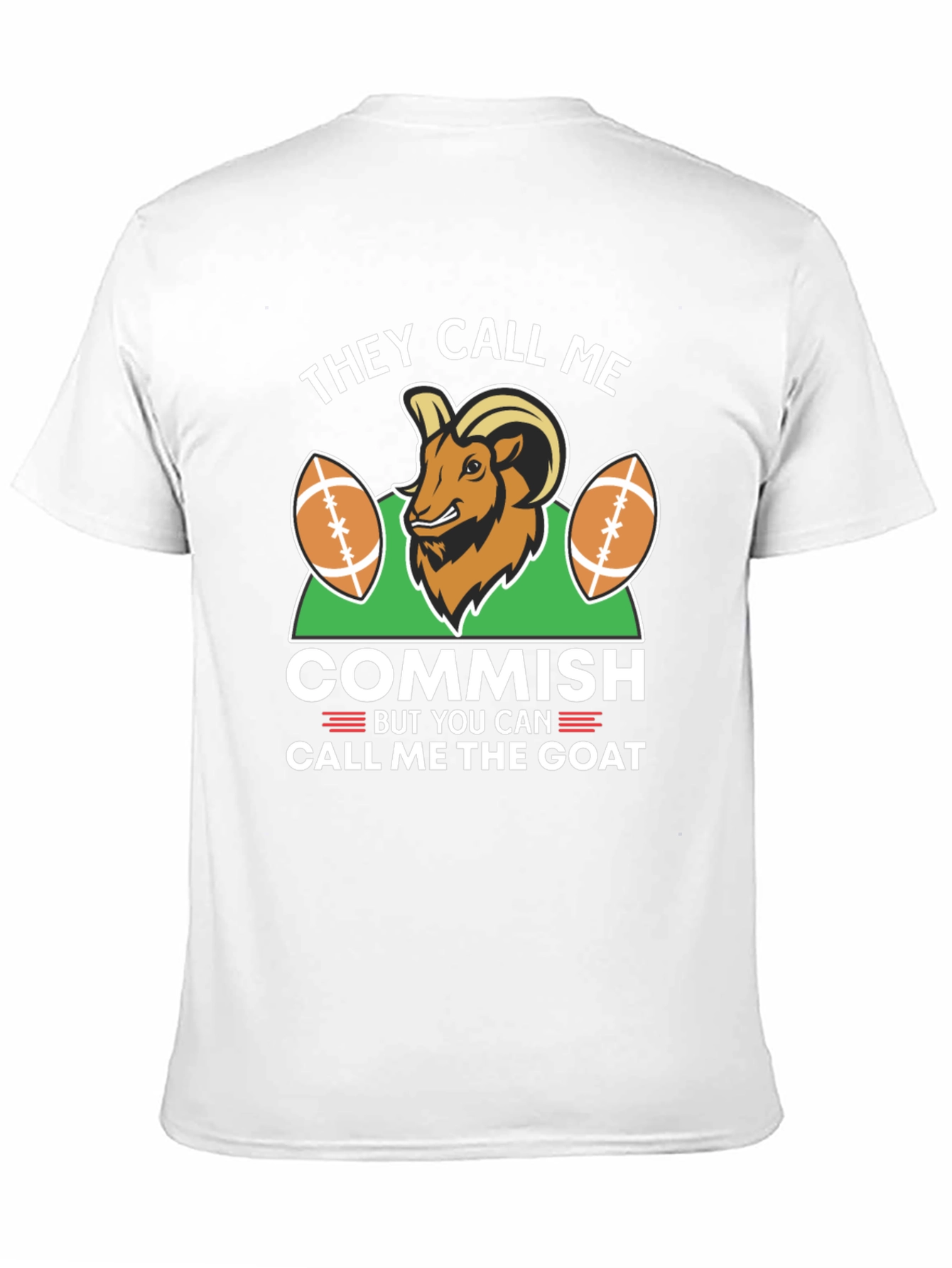 They Call Me Commish Goat Graphic Tee