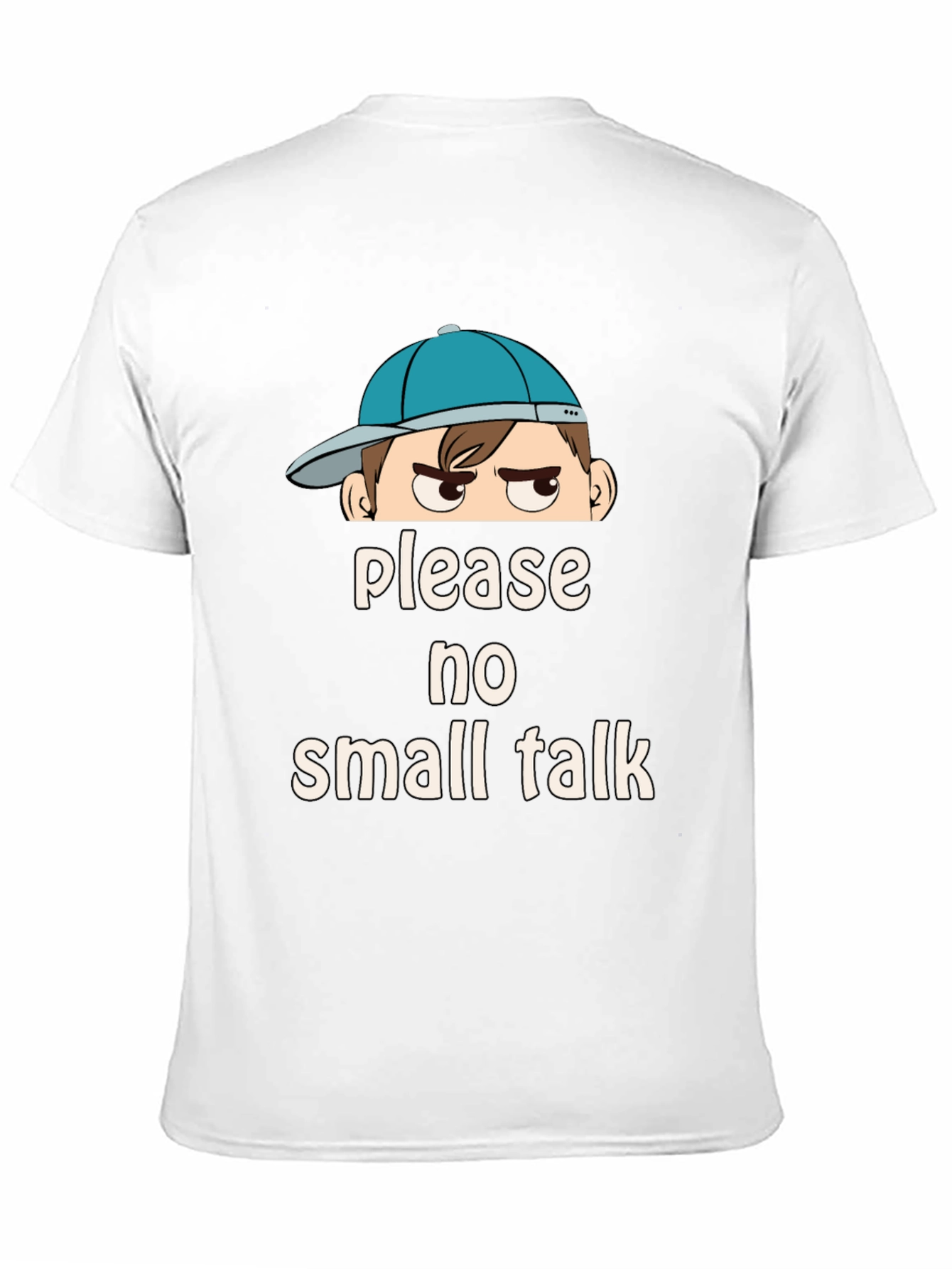 Please No Small Talk Graphic T-Shirt