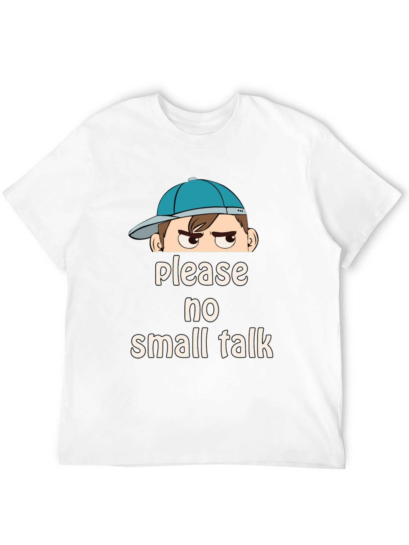 Please No Small Talk Graphic T-Shirt