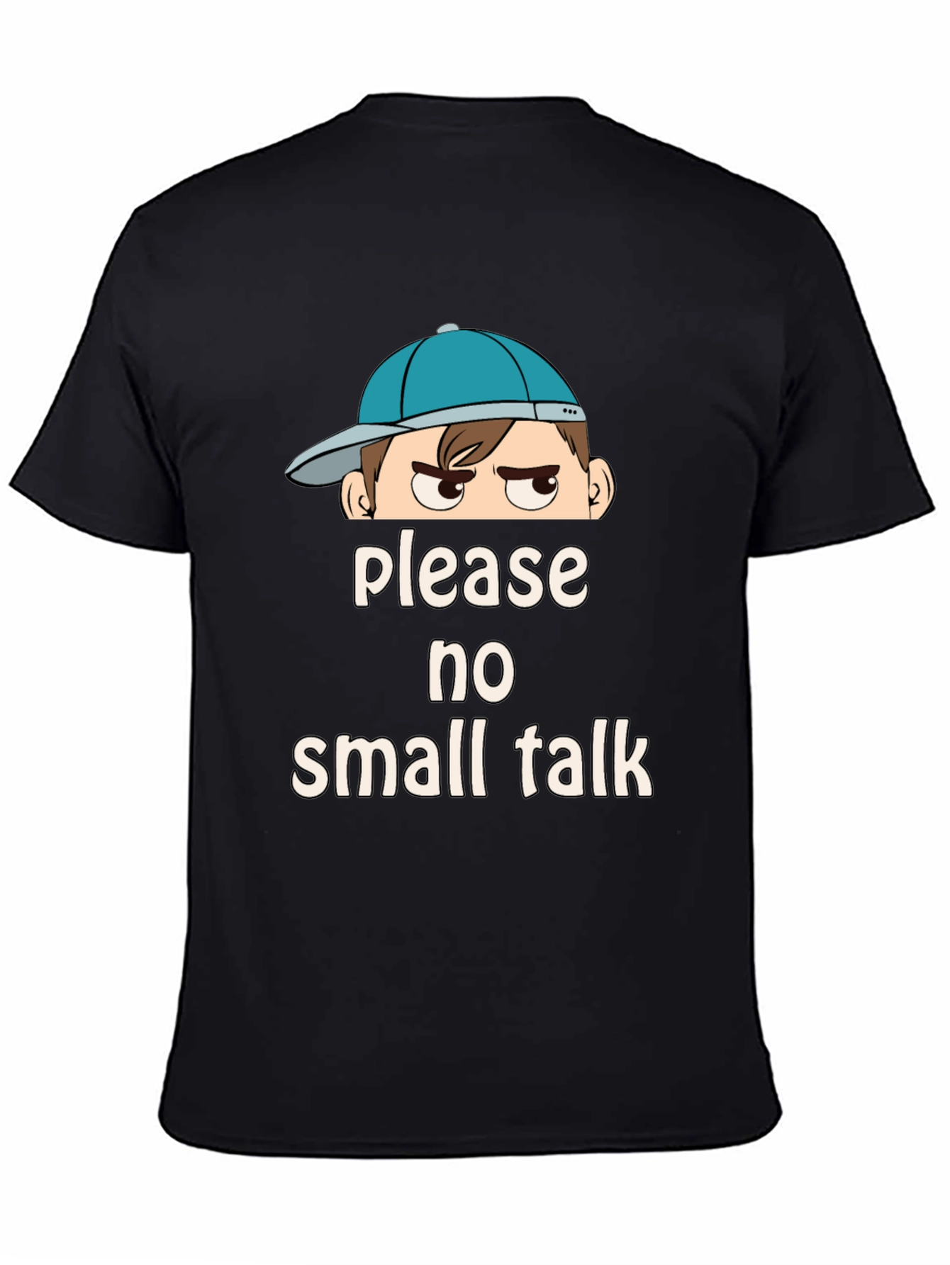 Please No Small Talk Graphic T-Shirt