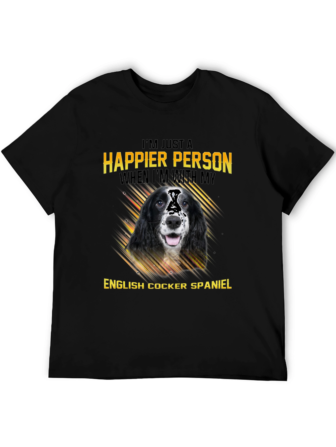 Happier Person English Cocker Spaniel T-Shirt