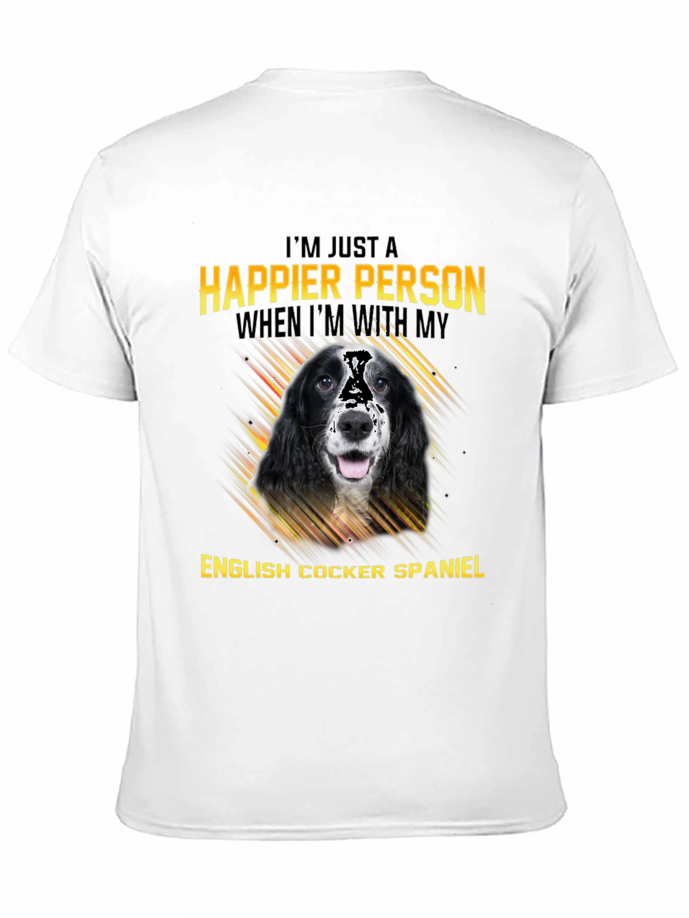 Happier Person English Cocker Spaniel T-Shirt