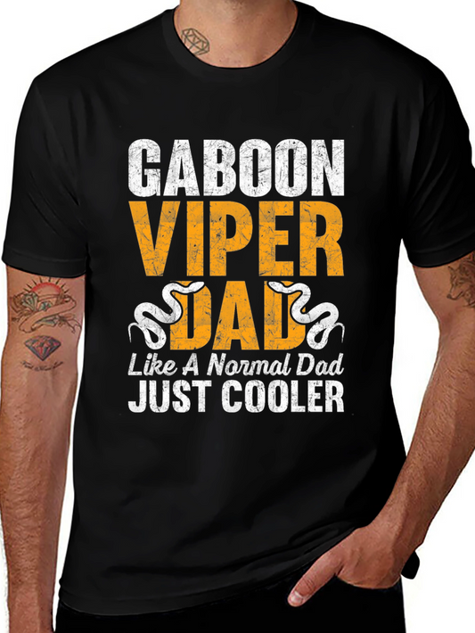 Gaboon Viper Dad T-Shirt - Cool Fathers Day Gift