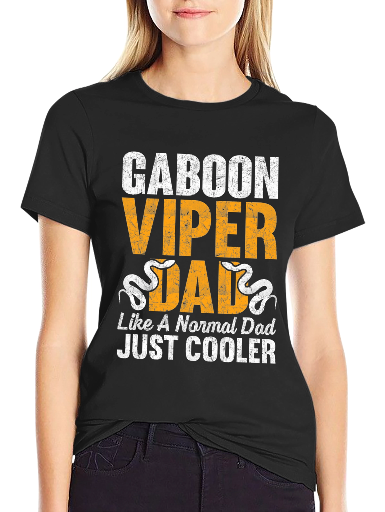 Gaboon Viper Dad T-Shirt - Cool Fathers Day Gift