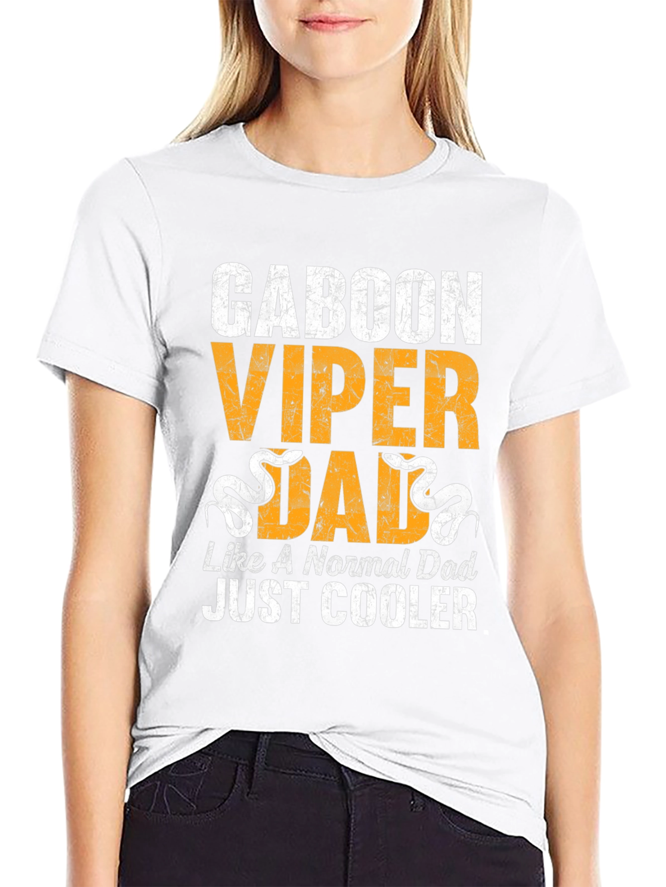 Gaboon Viper Dad T-Shirt - Cool Fathers Day Gift