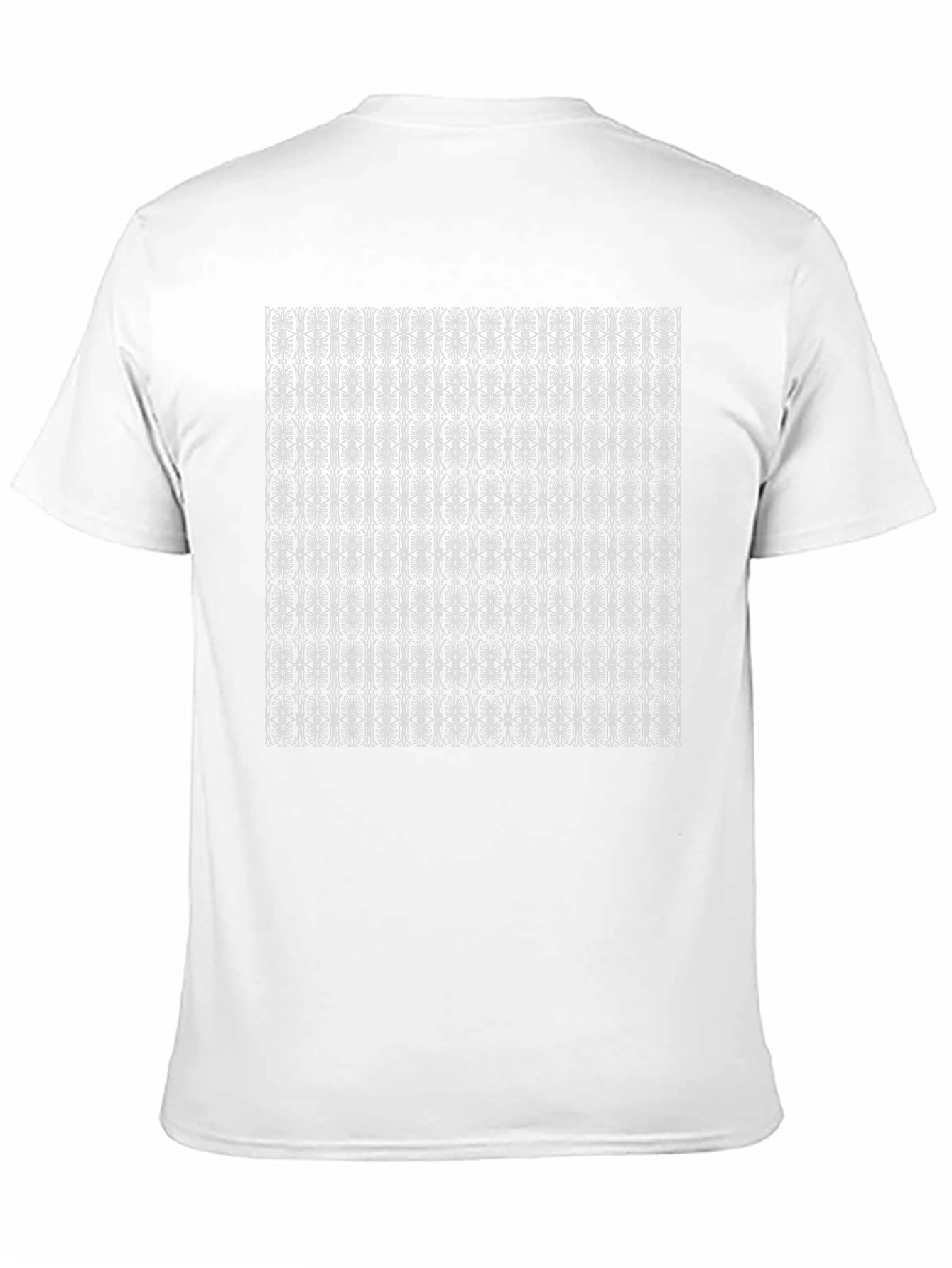 Patterned Graphic Tee - Black