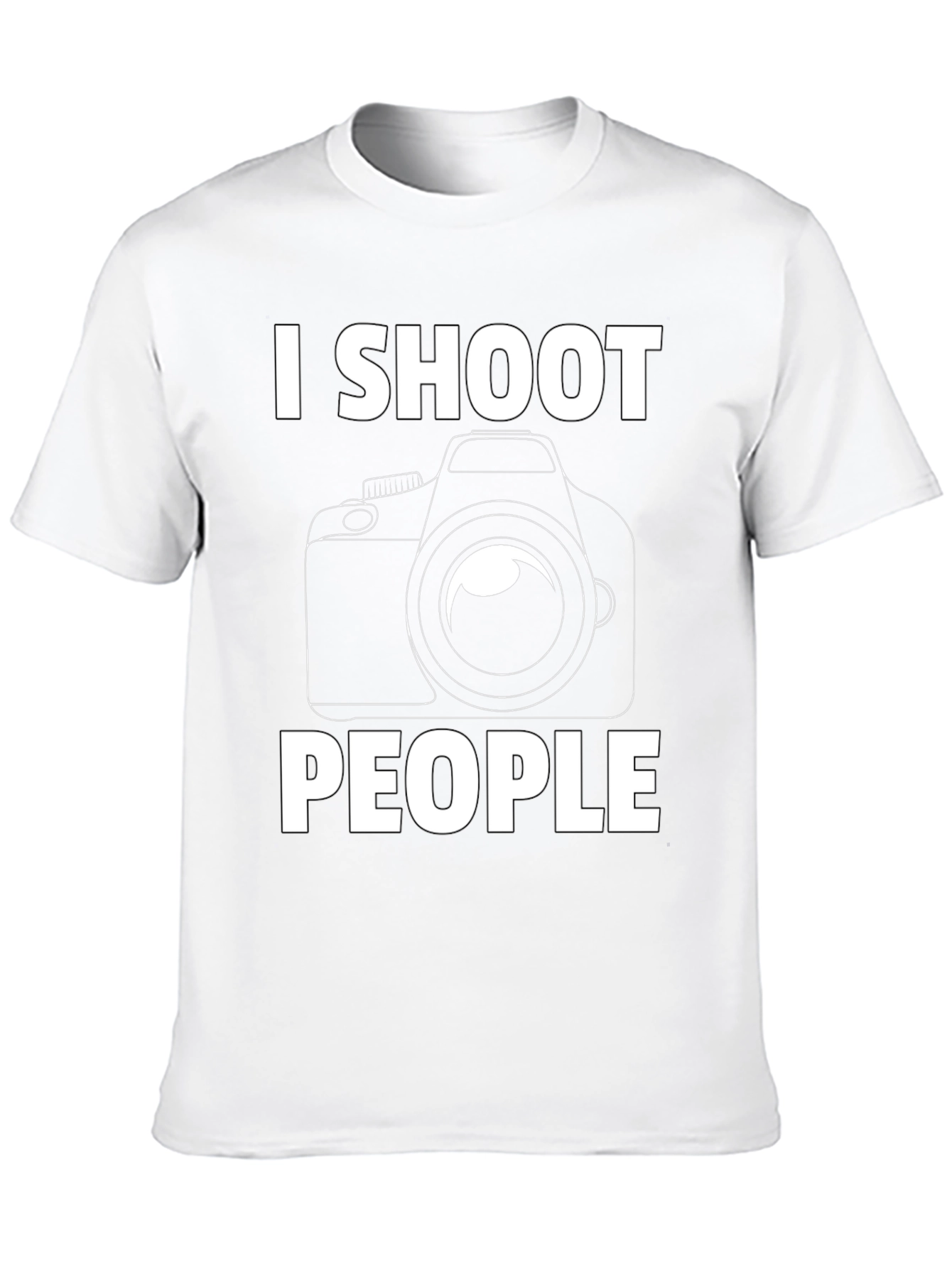 I Shoot People T-Shirt: Photographer Graphic Tee