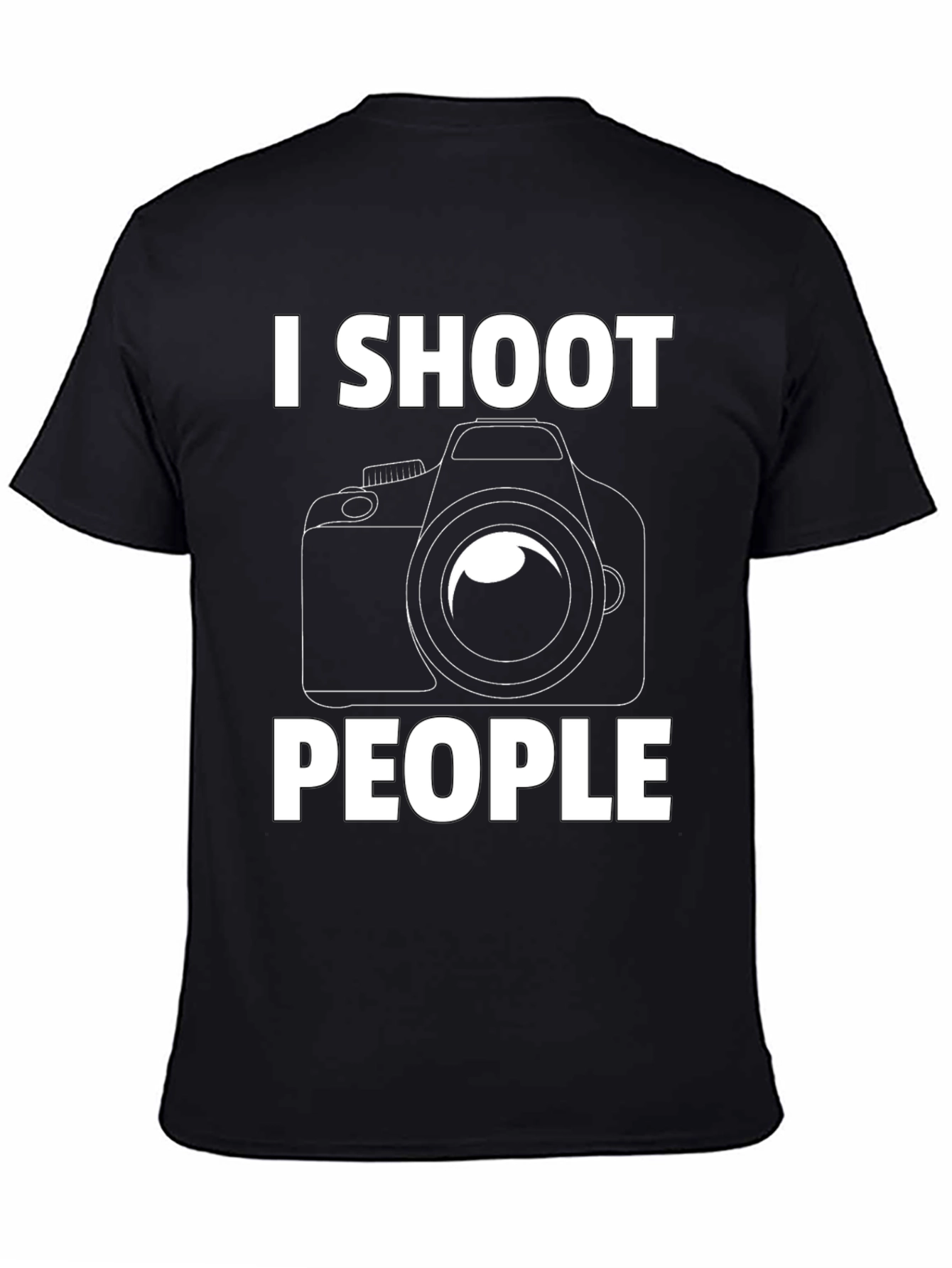 I Shoot People T-Shirt: Photographer Graphic Tee