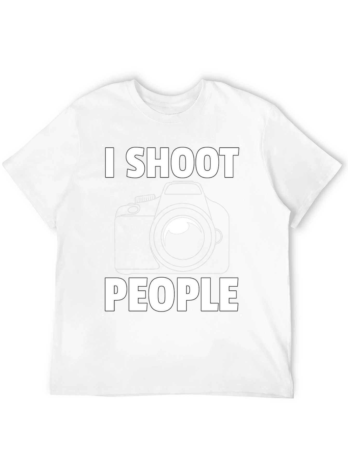 I Shoot People T-Shirt: Photographer Graphic Tee