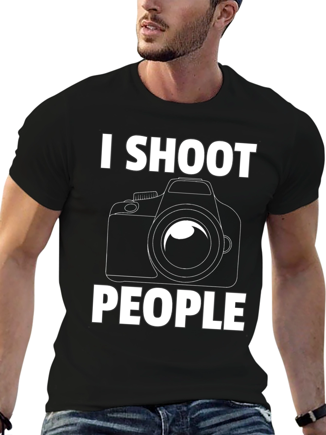 I Shoot People T-Shirt: Photographer Graphic Tee
