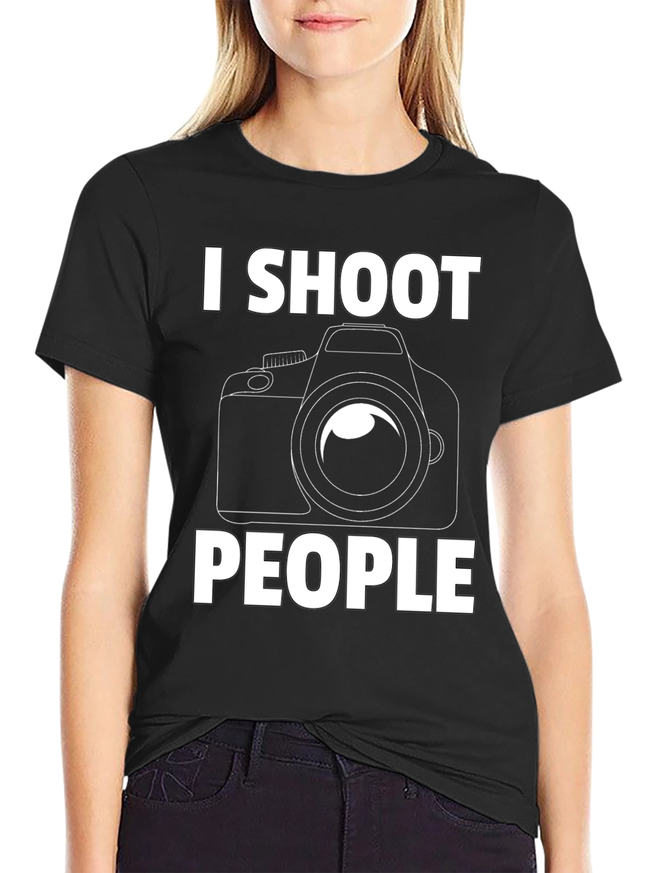 I Shoot People T-Shirt: Photographer Graphic Tee