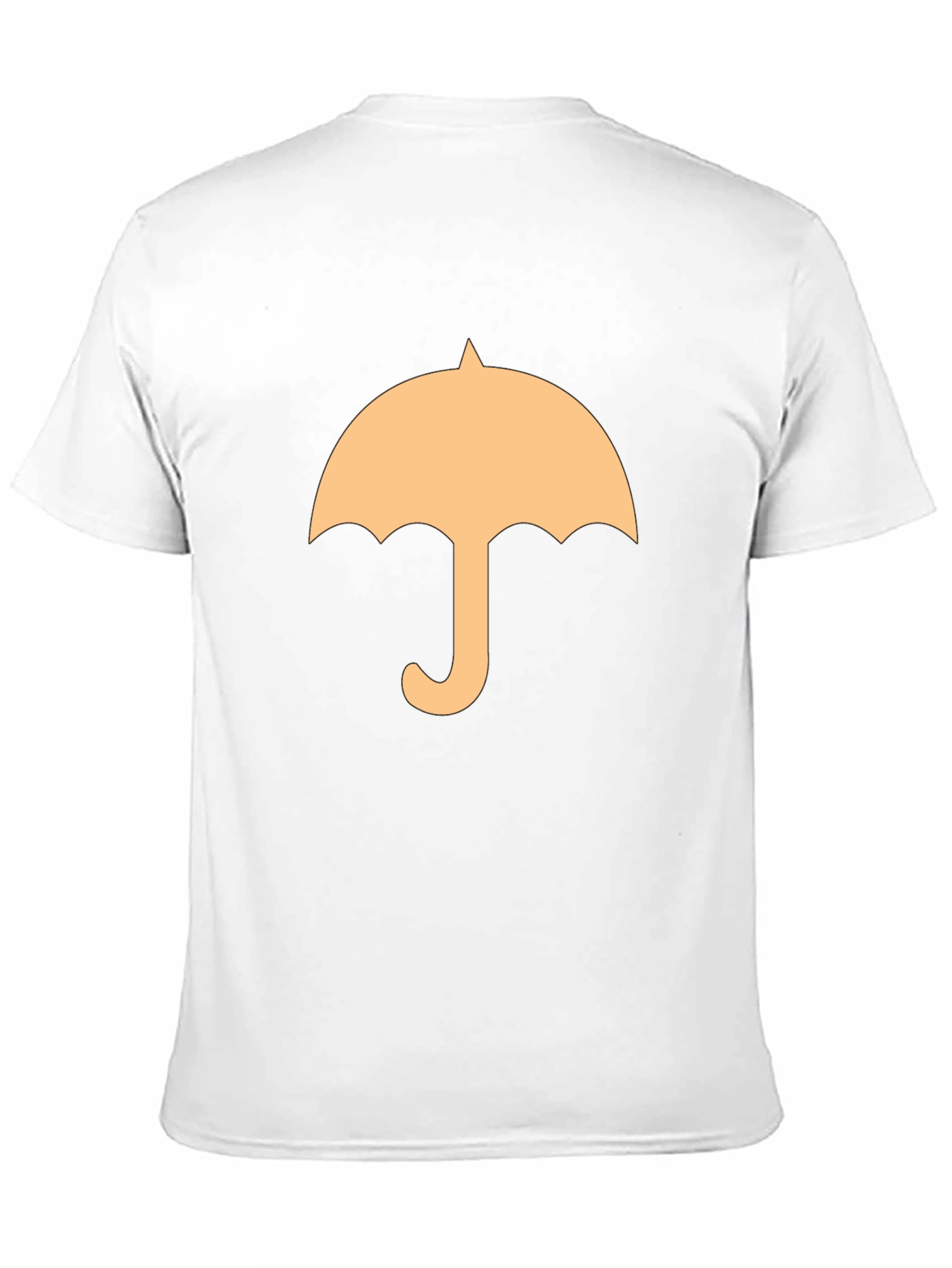 Umbrella Graphic Tee - Stylish Black Cotton T-Shirt