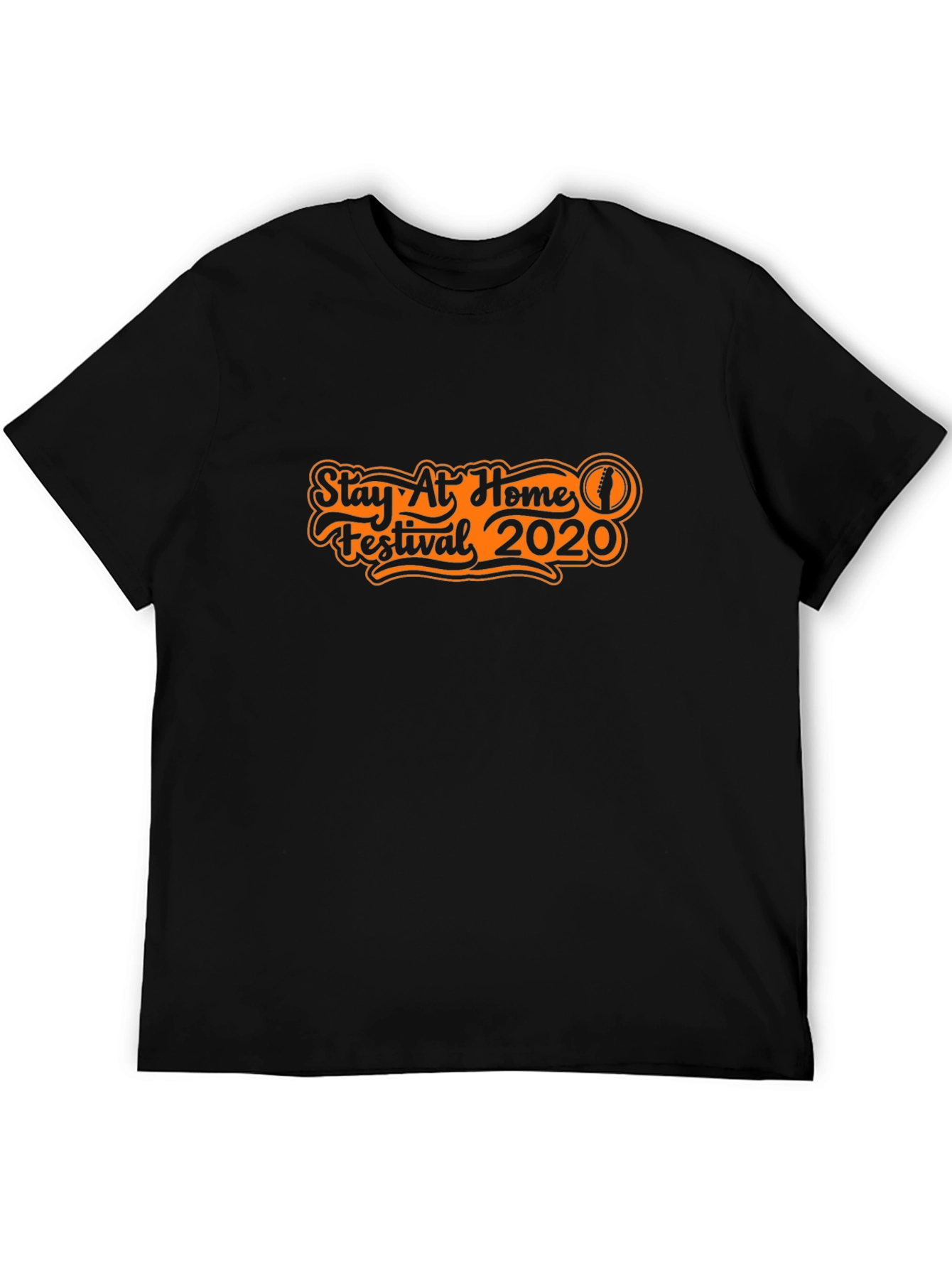 Stay At Home Festival 2020 Black T-Shirt