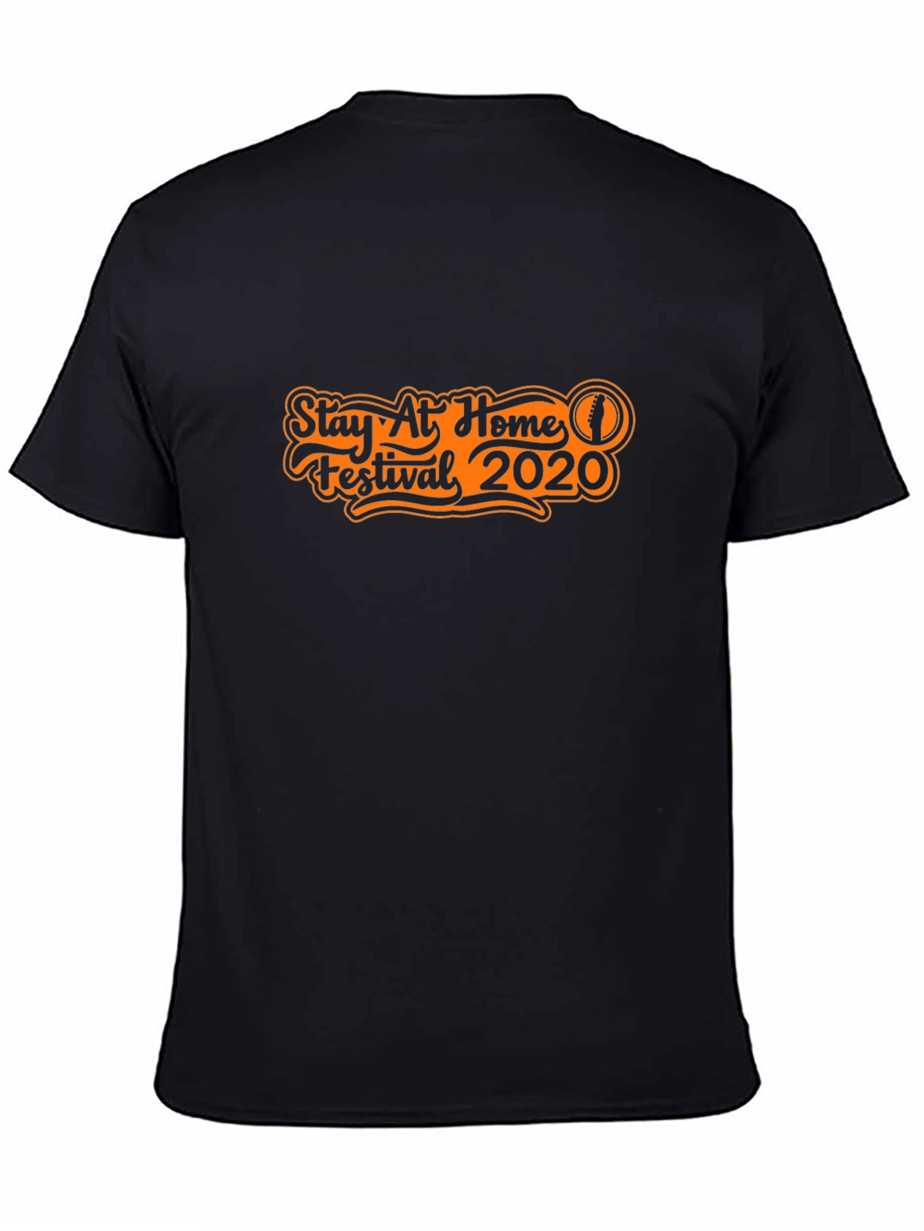 Stay At Home Festival 2020 Black T-Shirt