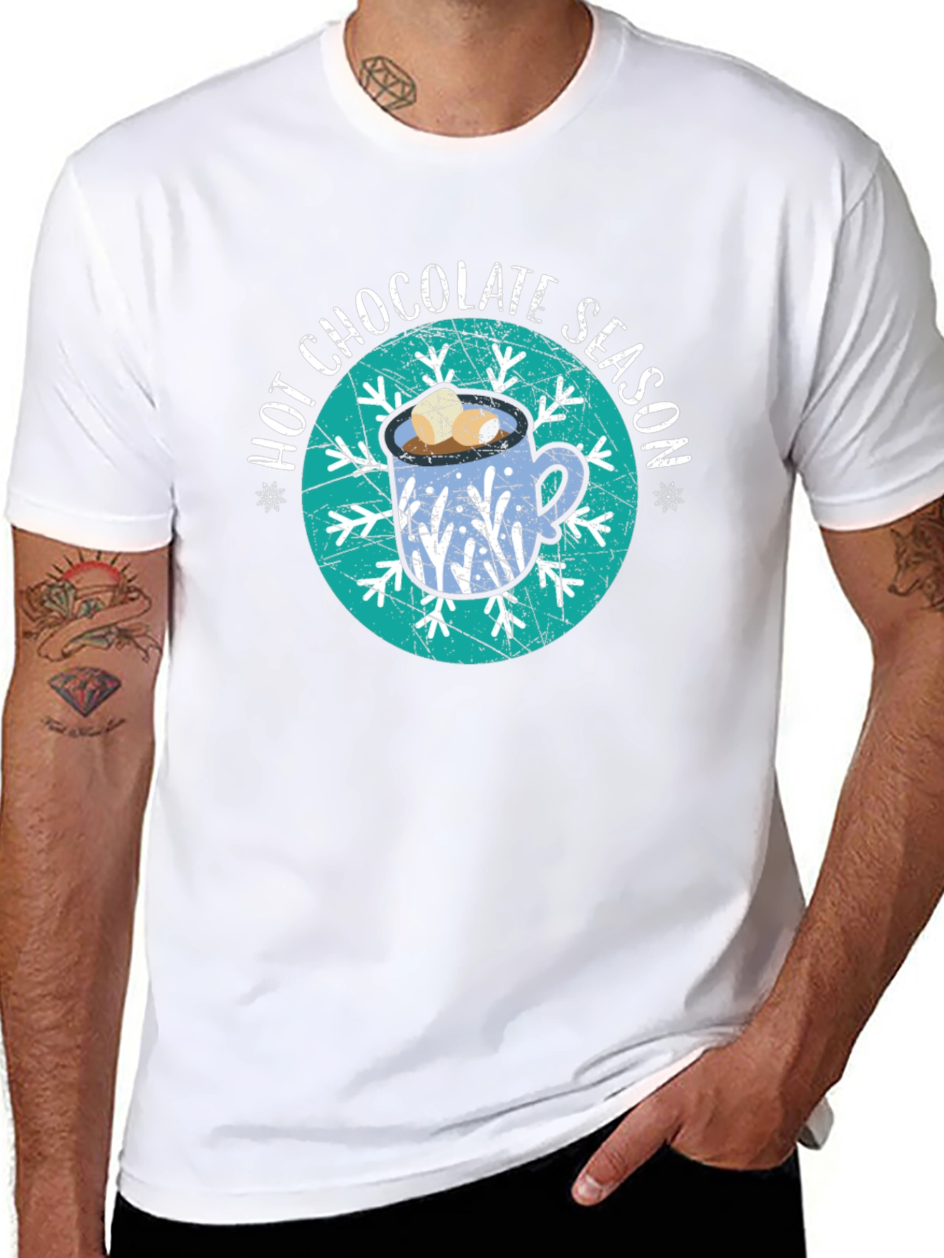 Hot Chocolate Season T-Shirt Winter Holiday