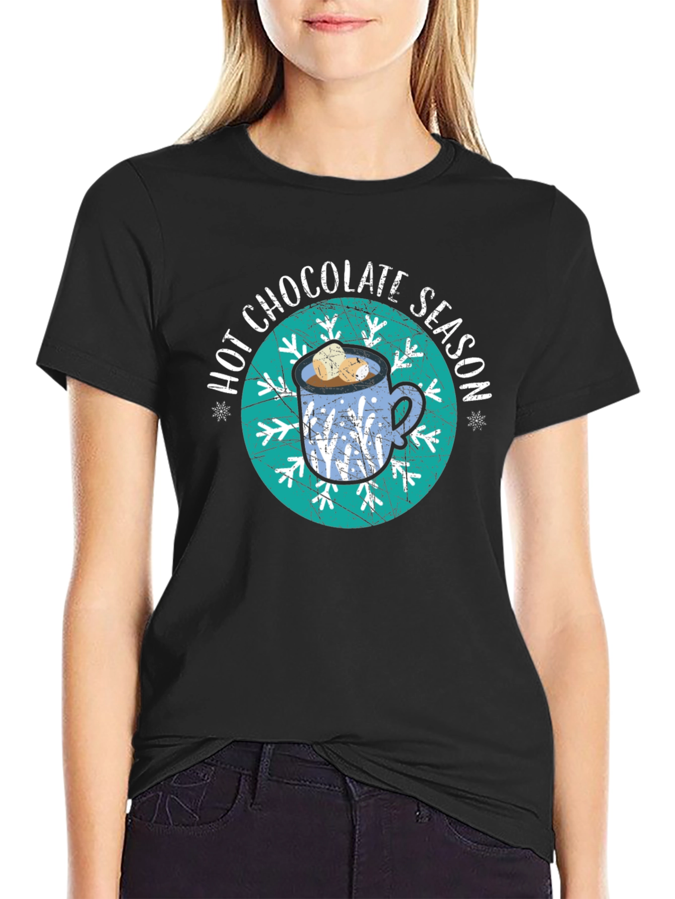 Hot Chocolate Season T-Shirt Winter Holiday